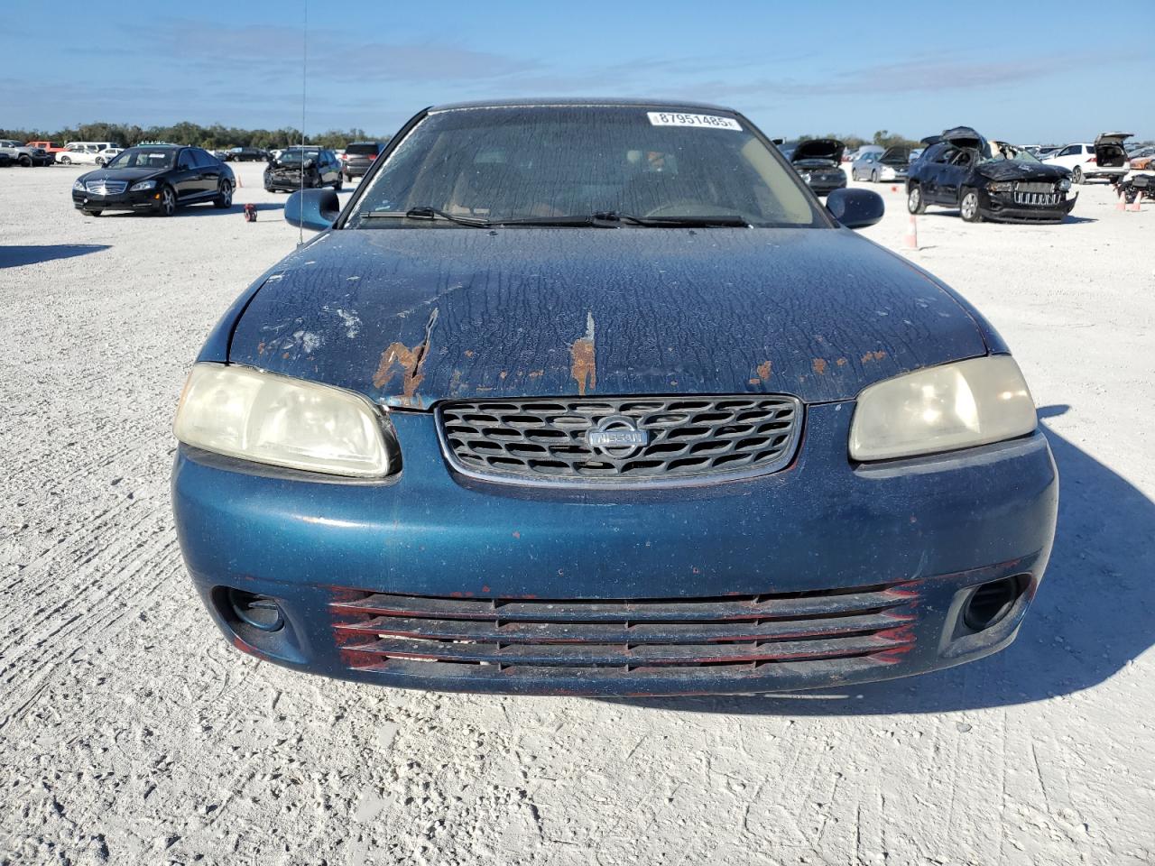 2000 Nissan Sentra Base Blue vin: 3N1CB51DXYL325620