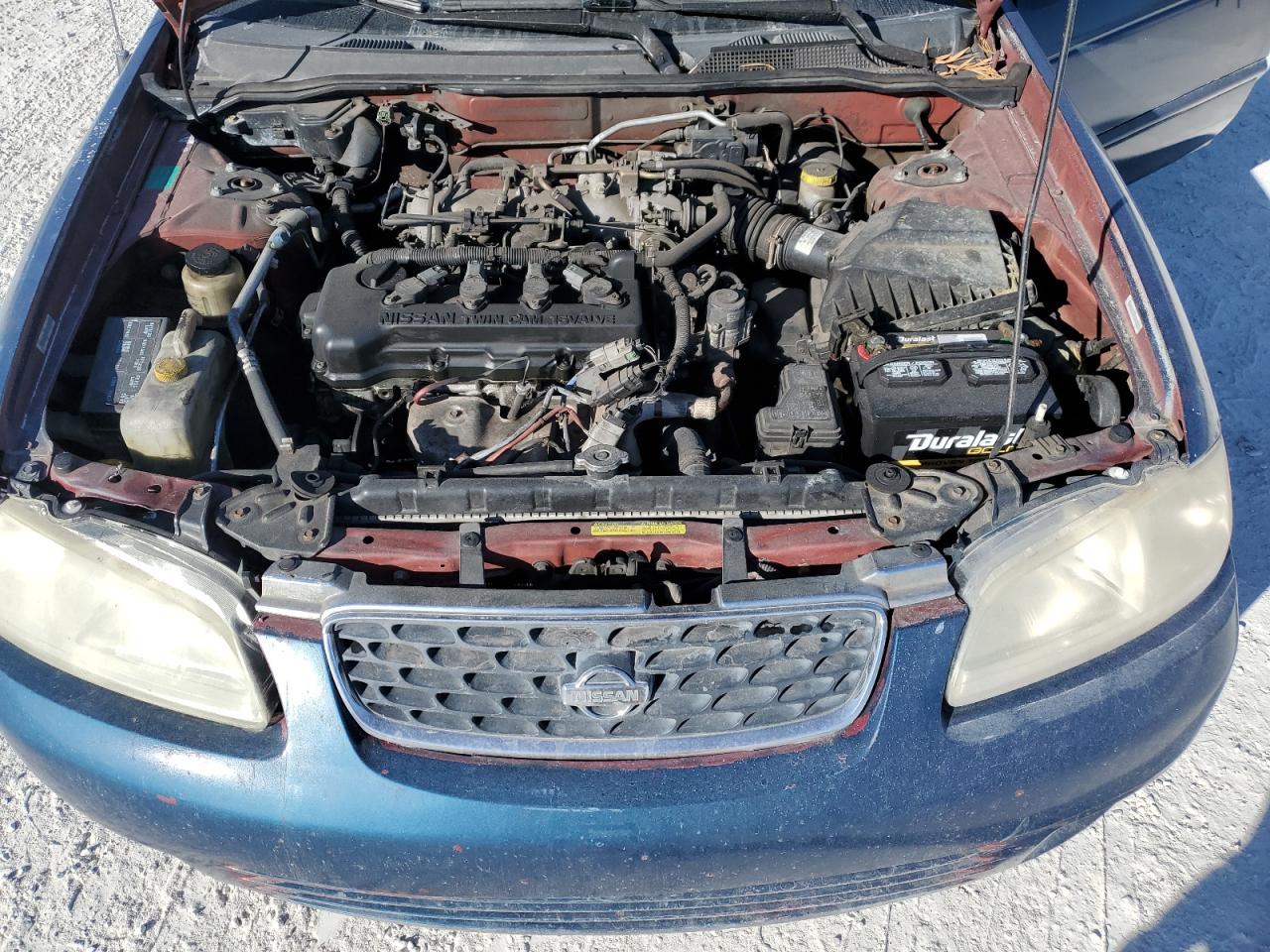 2000 Nissan Sentra Base Blue vin: 3N1CB51DXYL325620