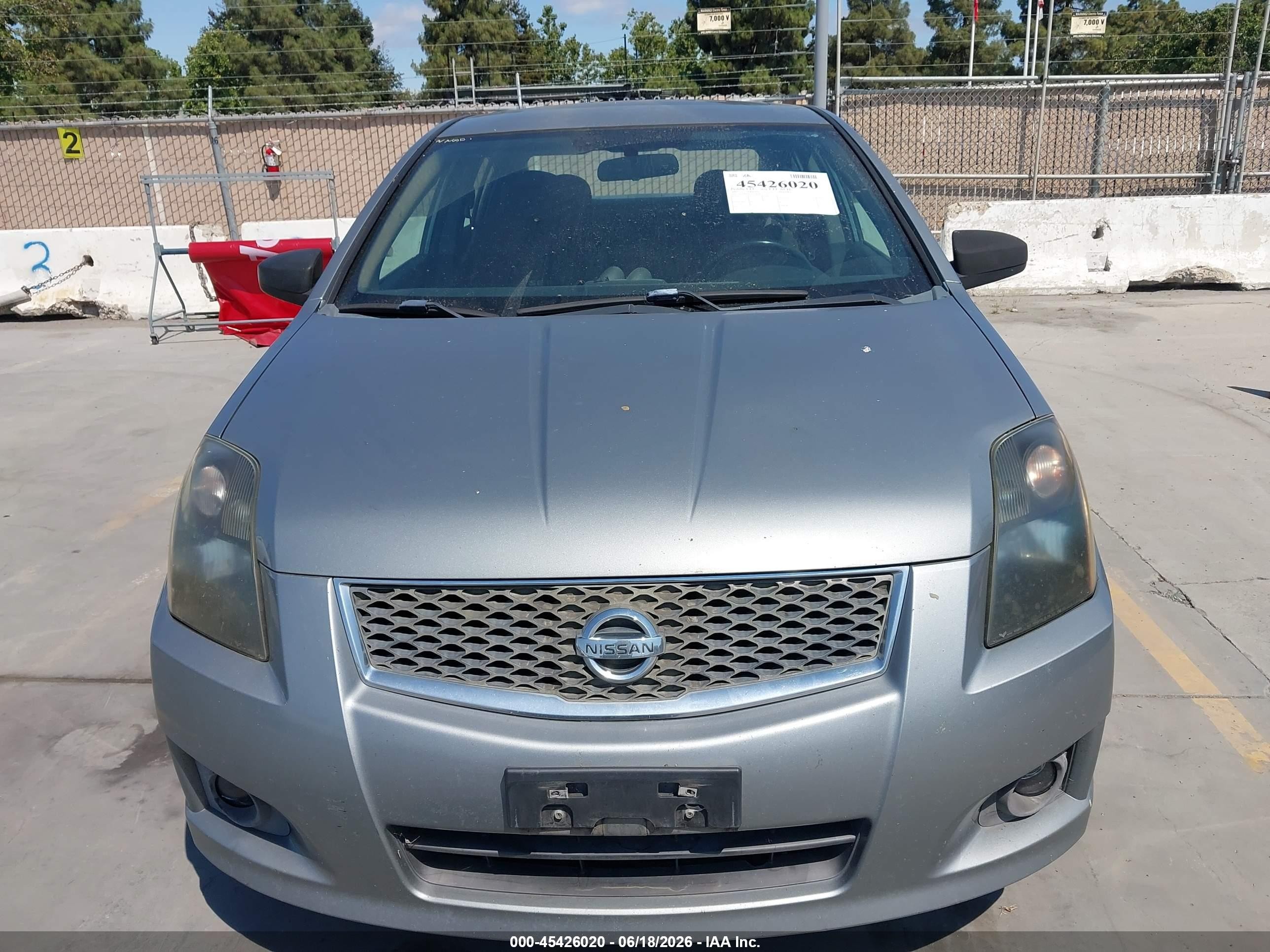 2007 Nissan Sentra Se-r Spec V Gray vin: 3N1CB61E07L710634