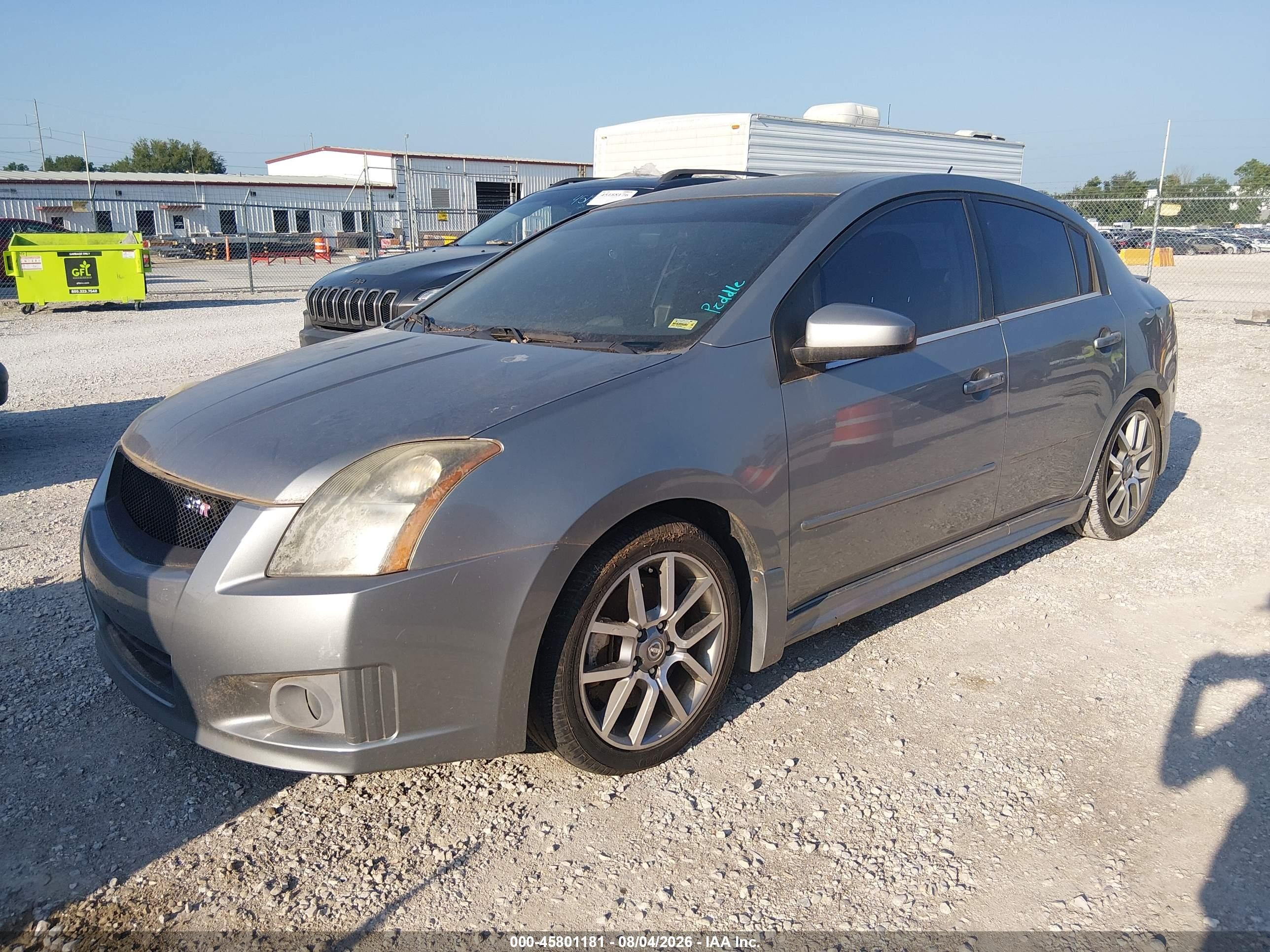 2008 Nissan Sentra Se-r Spec V Silver vin: 3N1CB61E98L642089