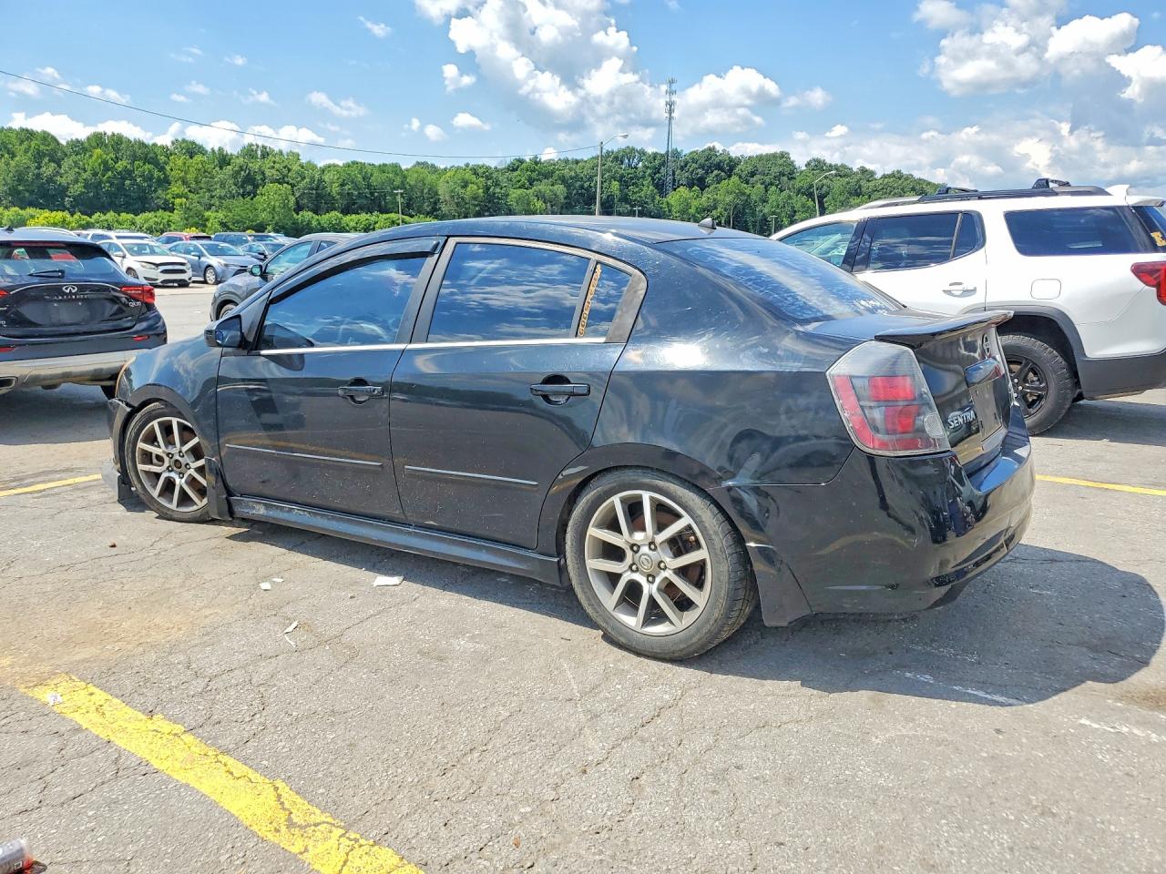 2007 Nissan Sentra Se-r Spec V Черный vin: 3N1CB61EX7L701682