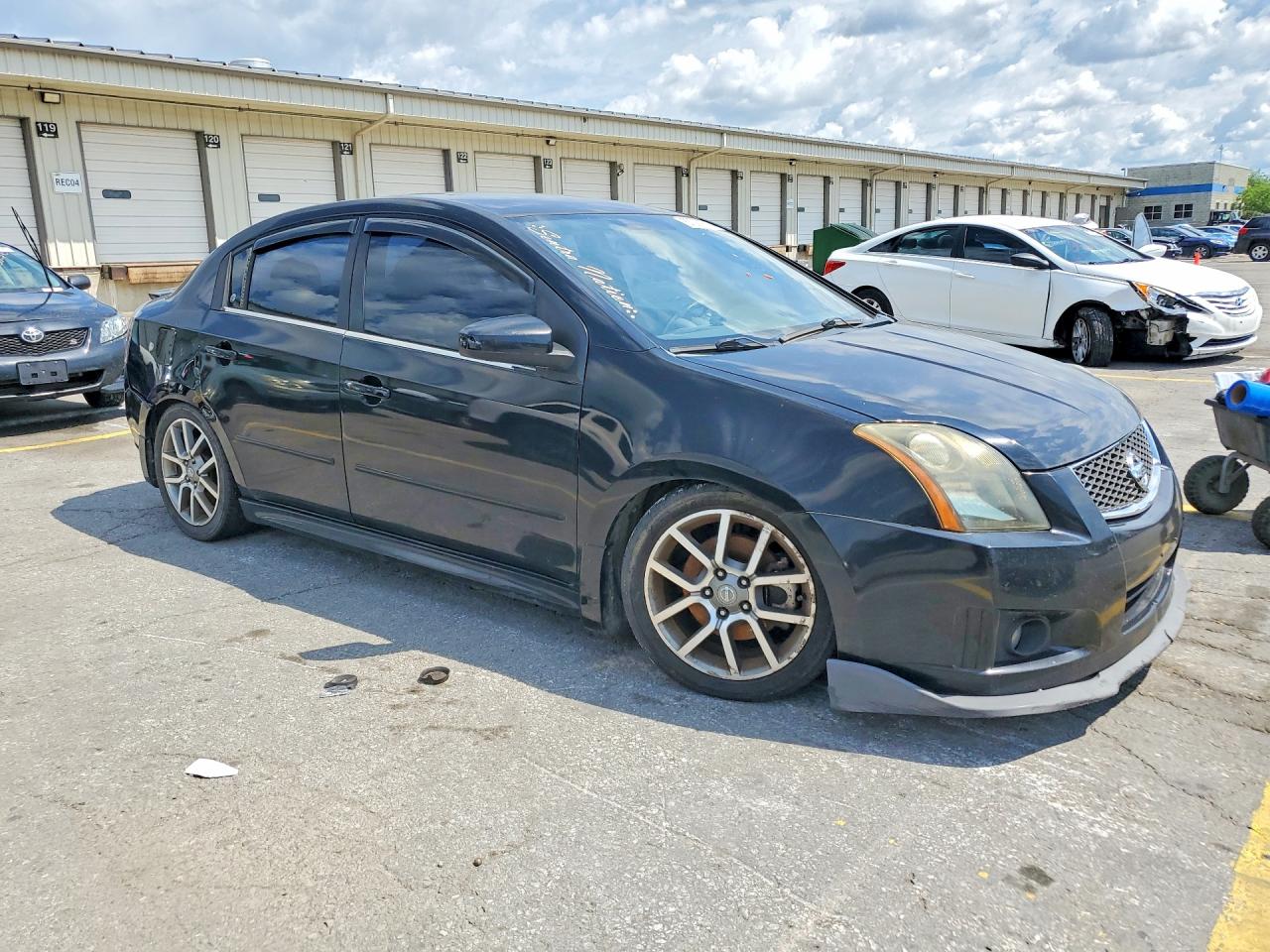 2007 Nissan Sentra Se-r Spec V Черный vin: 3N1CB61EX7L701682