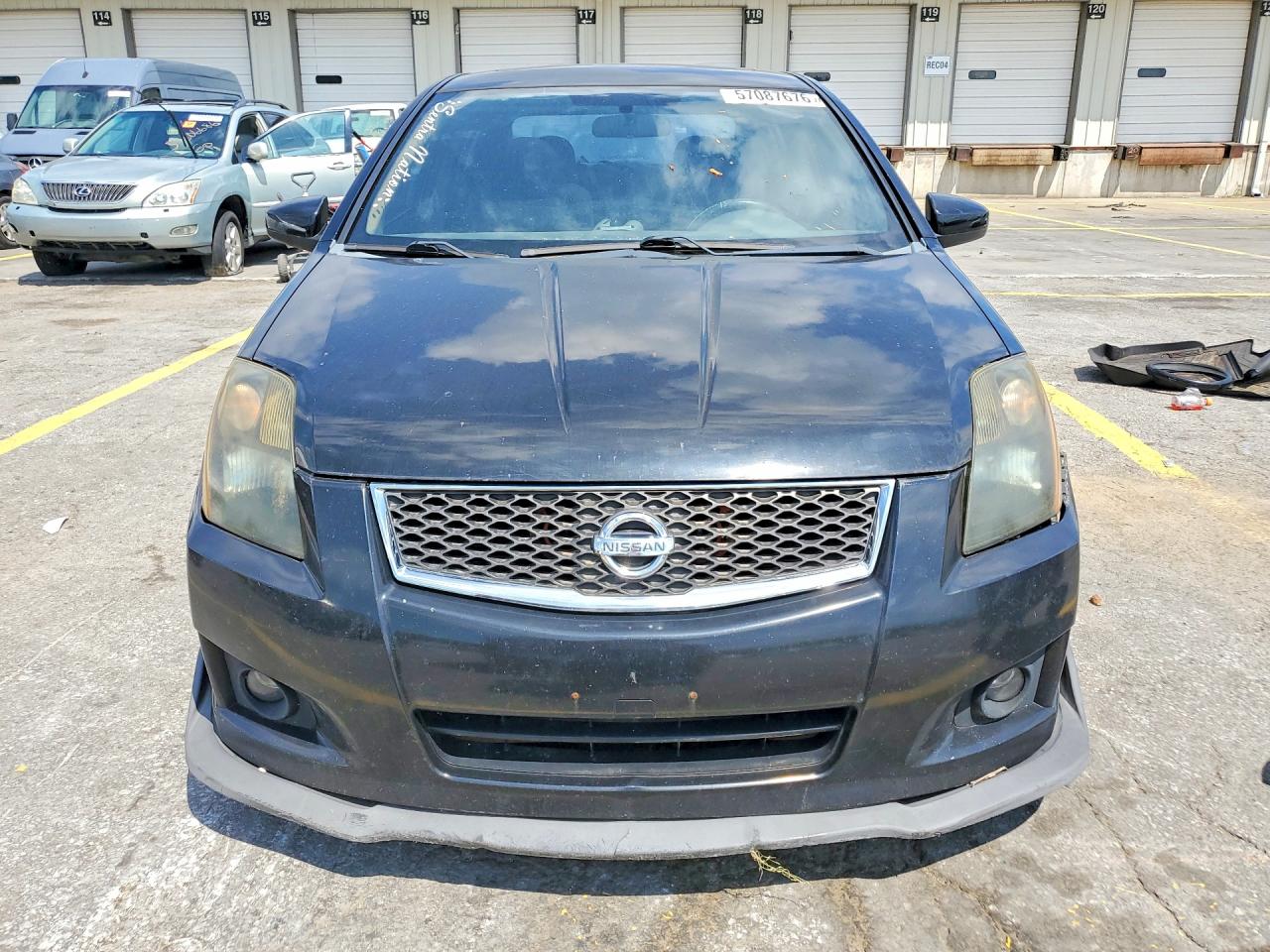 2007 Nissan Sentra Se-r Spec V Черный vin: 3N1CB61EX7L701682