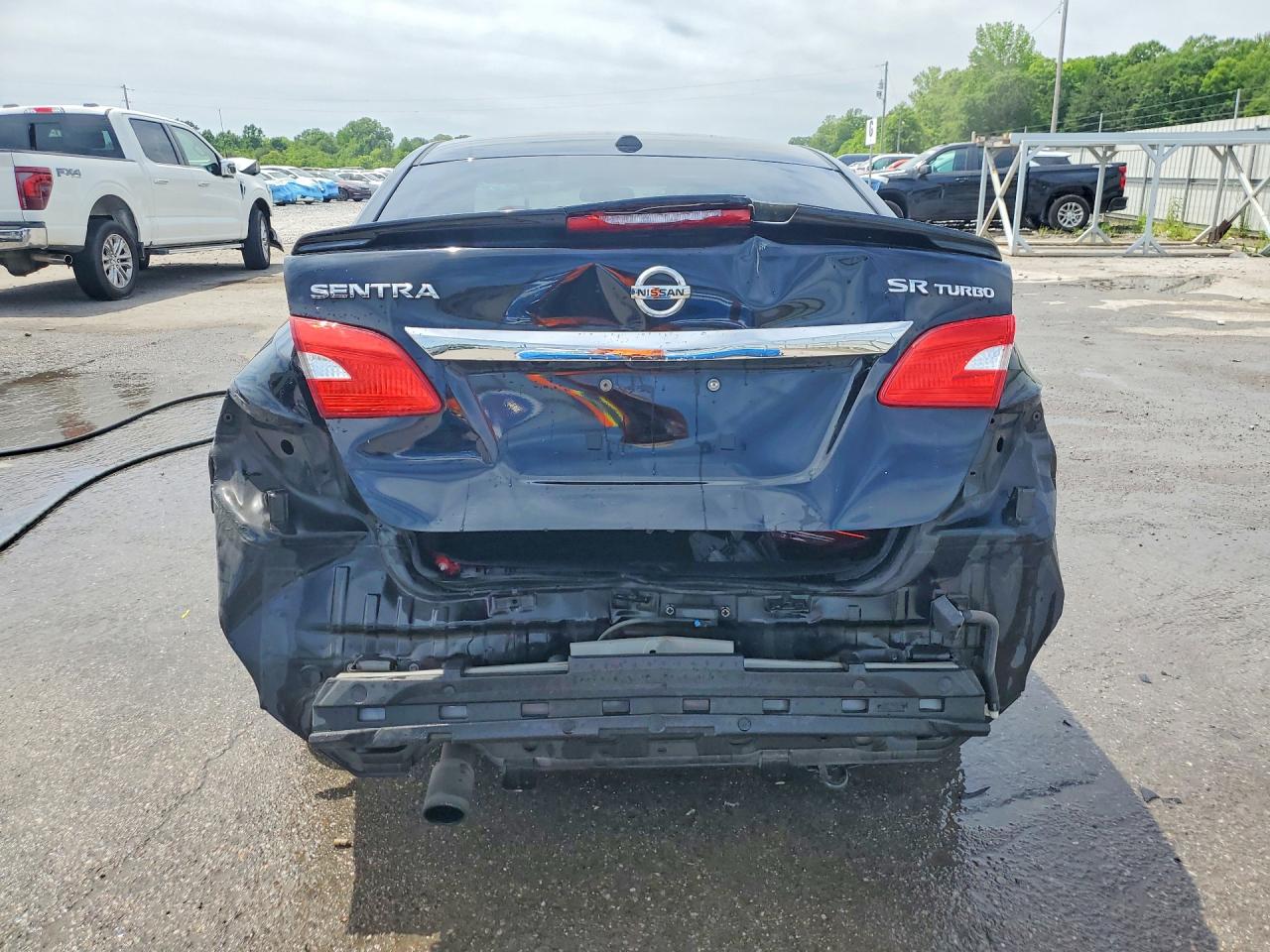 2017 Nissan Sentra Sr Turbo Черный vin: 3N1CB7AP1HY283122