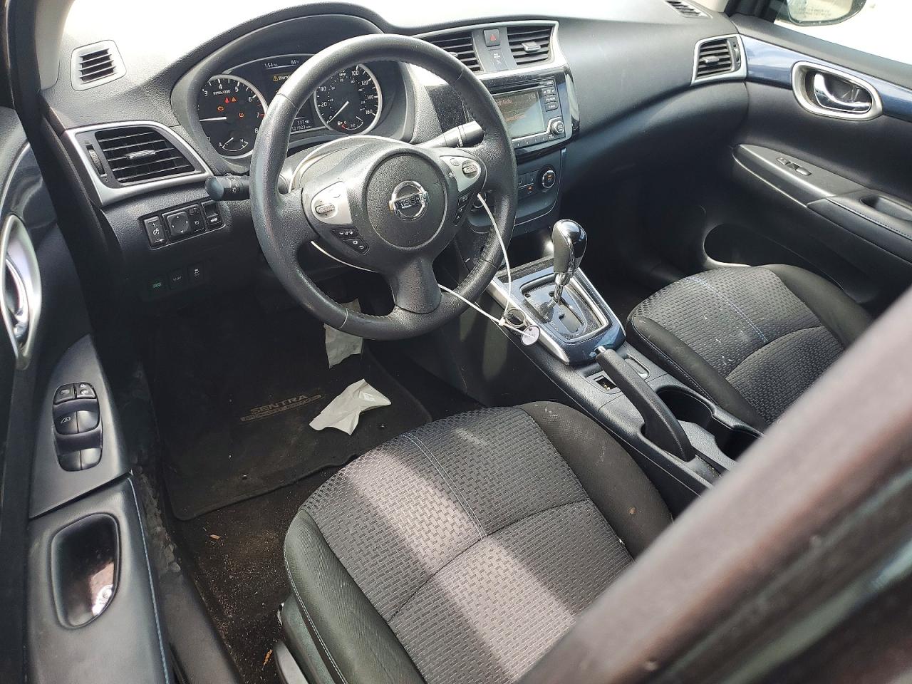 2017 Nissan Sentra Sr Turbo Черный vin: 3N1CB7AP1HY283122