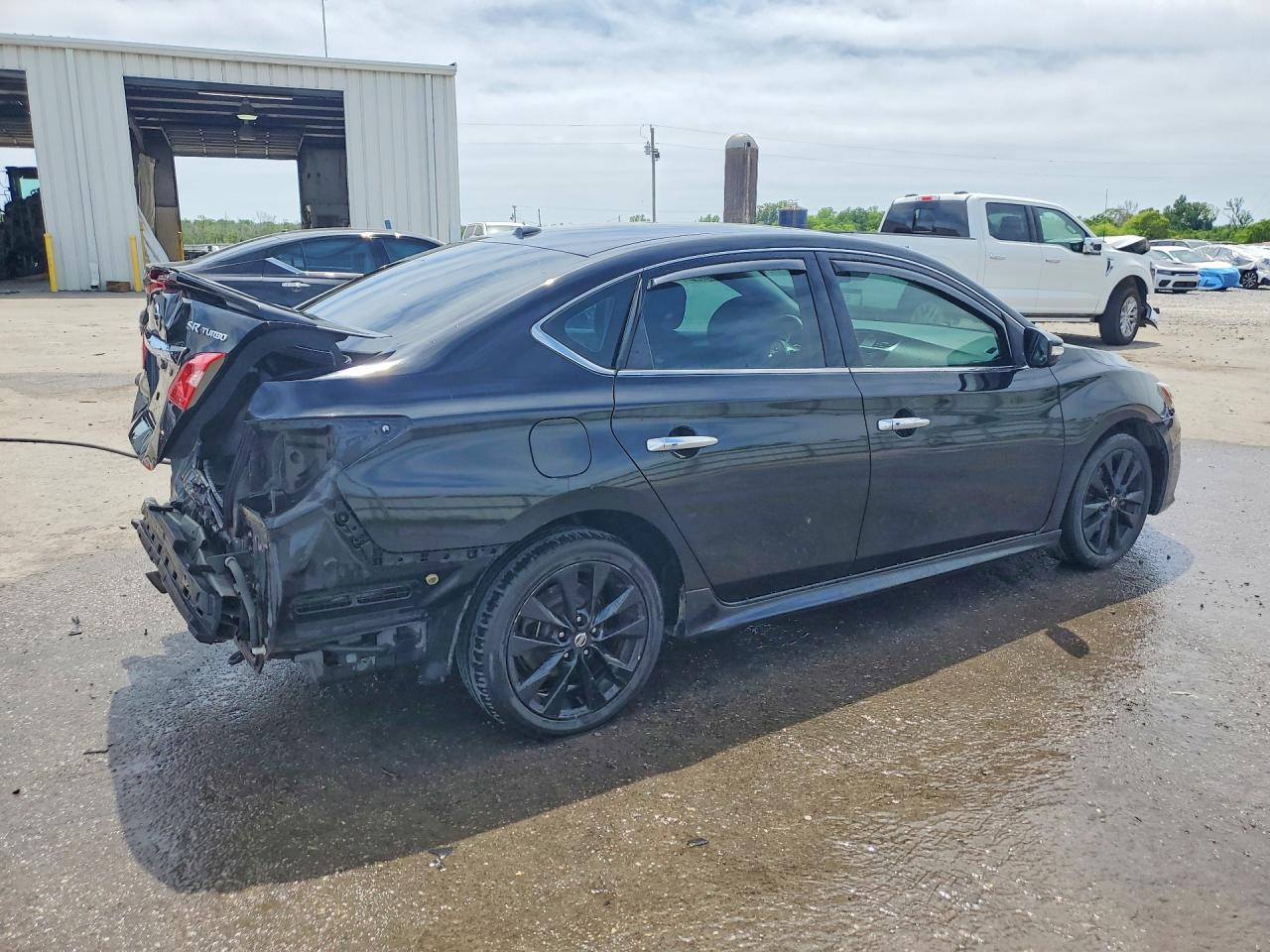 2017 Nissan Sentra Sr Turbo Черный vin: 3N1CB7AP1HY283122