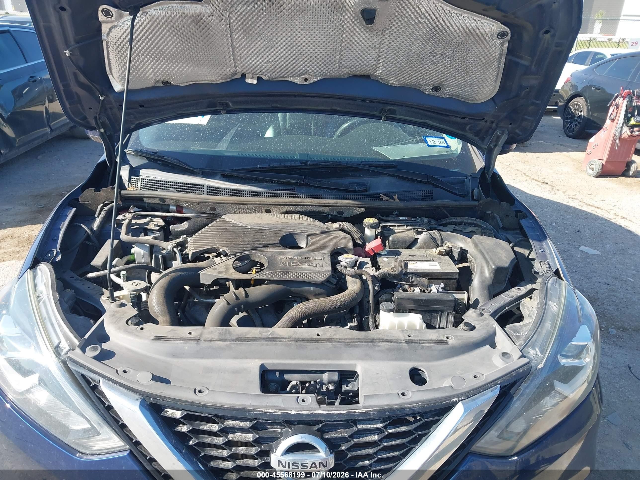 2017 Nissan Sentra Sr Turbo Blue vin: 3N1CB7AP2HY237332