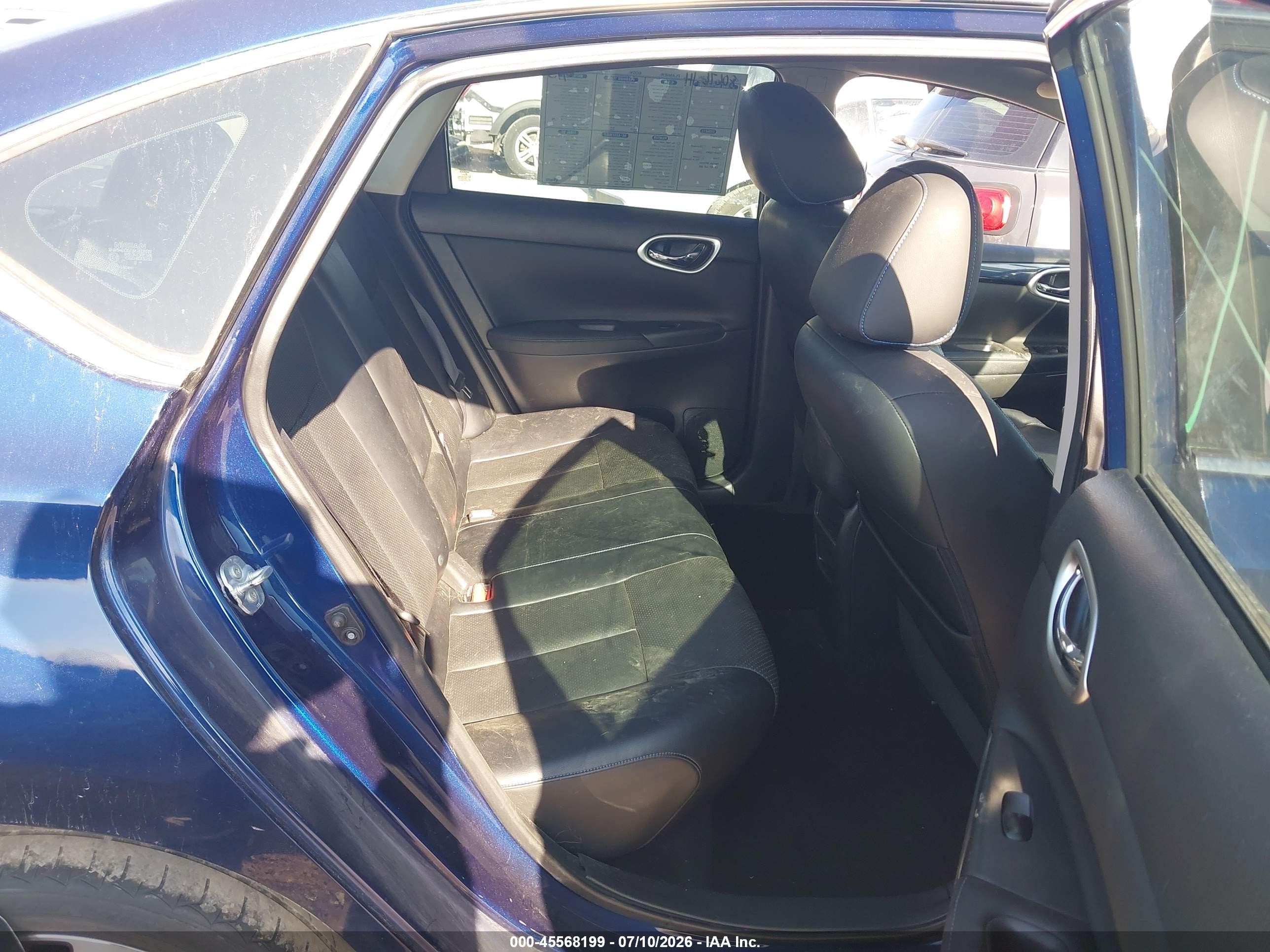 2017 Nissan Sentra Sr Turbo Blue vin: 3N1CB7AP2HY237332