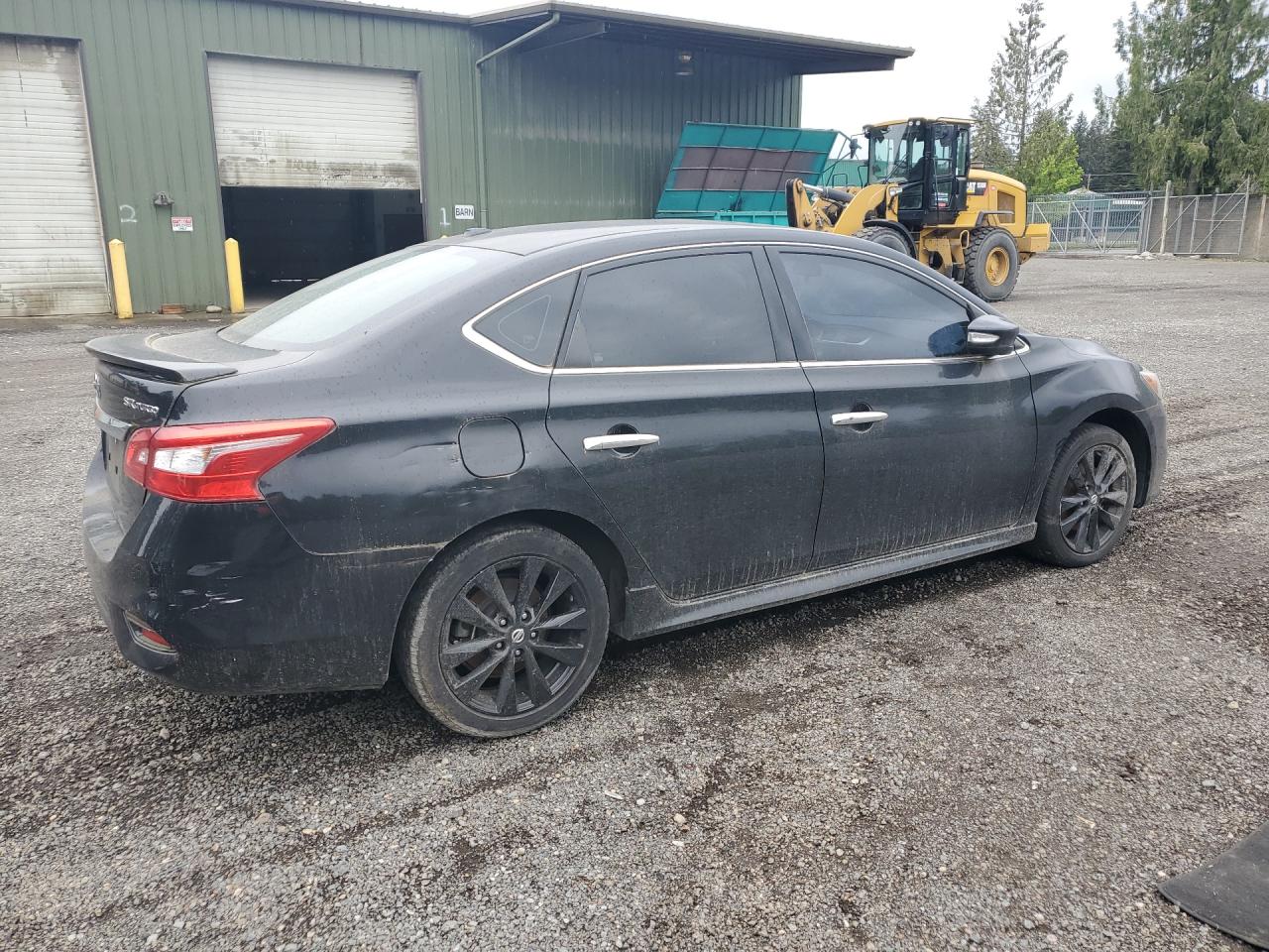 2017 Nissan Sentra Sr Turbo Black vin: 3N1CB7AP4HY355639 Damage: Right Qtr Panel, Multiple Dents/Paint Damage, 7