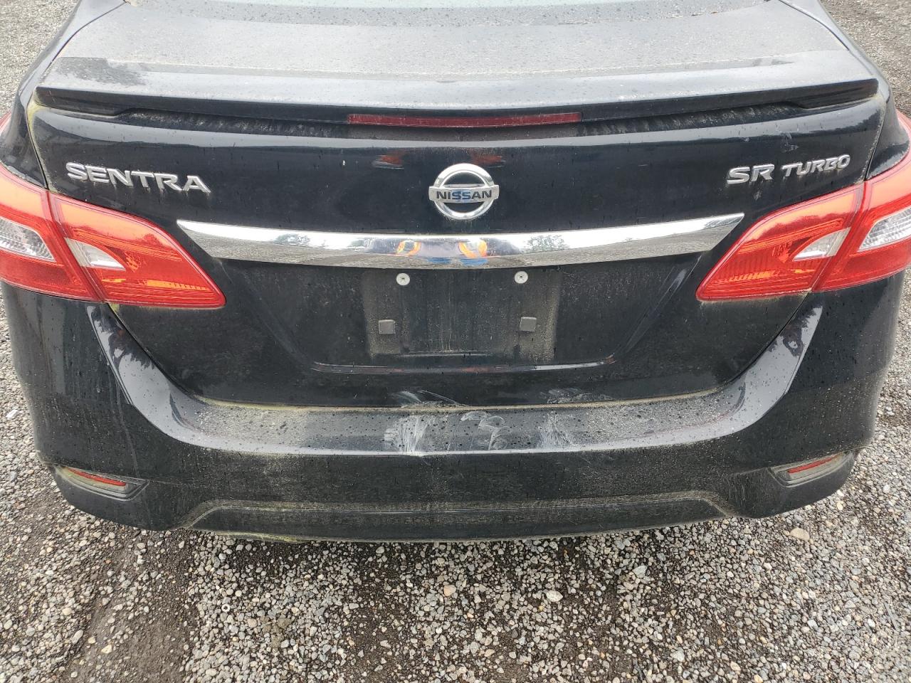 2017 Nissan Sentra Sr Turbo Black vin: 3N1CB7AP4HY355639 Damage: Deck Lid, Chipped, 2