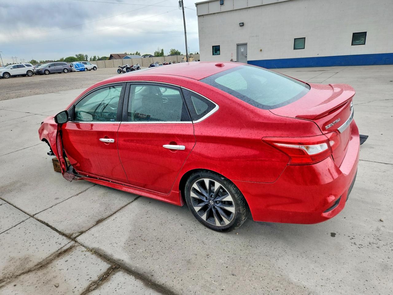 2018 Nissan Sentra Sr Turbo Red vin: 3N1CB7AP6JY214285