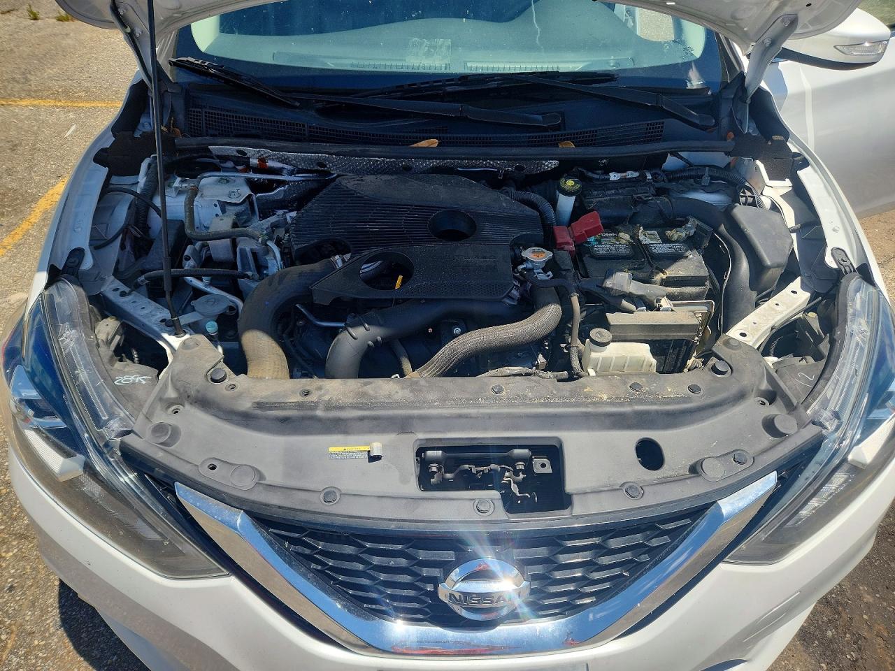 2017 Nissan Sentra Sr Turbo Белый vin: 3N1CB7AP7HY327575