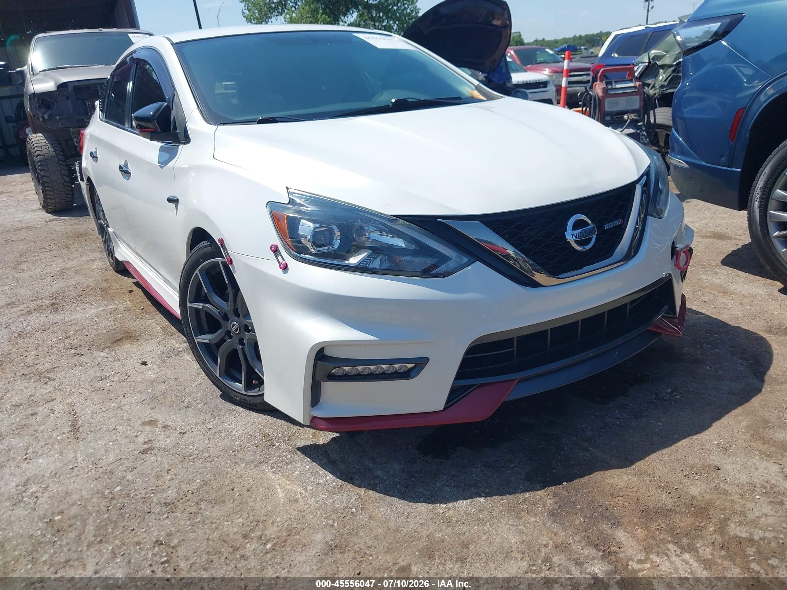 2017 Nissan Sentra Nismo White vin: 3N1CB7AP9HY304962