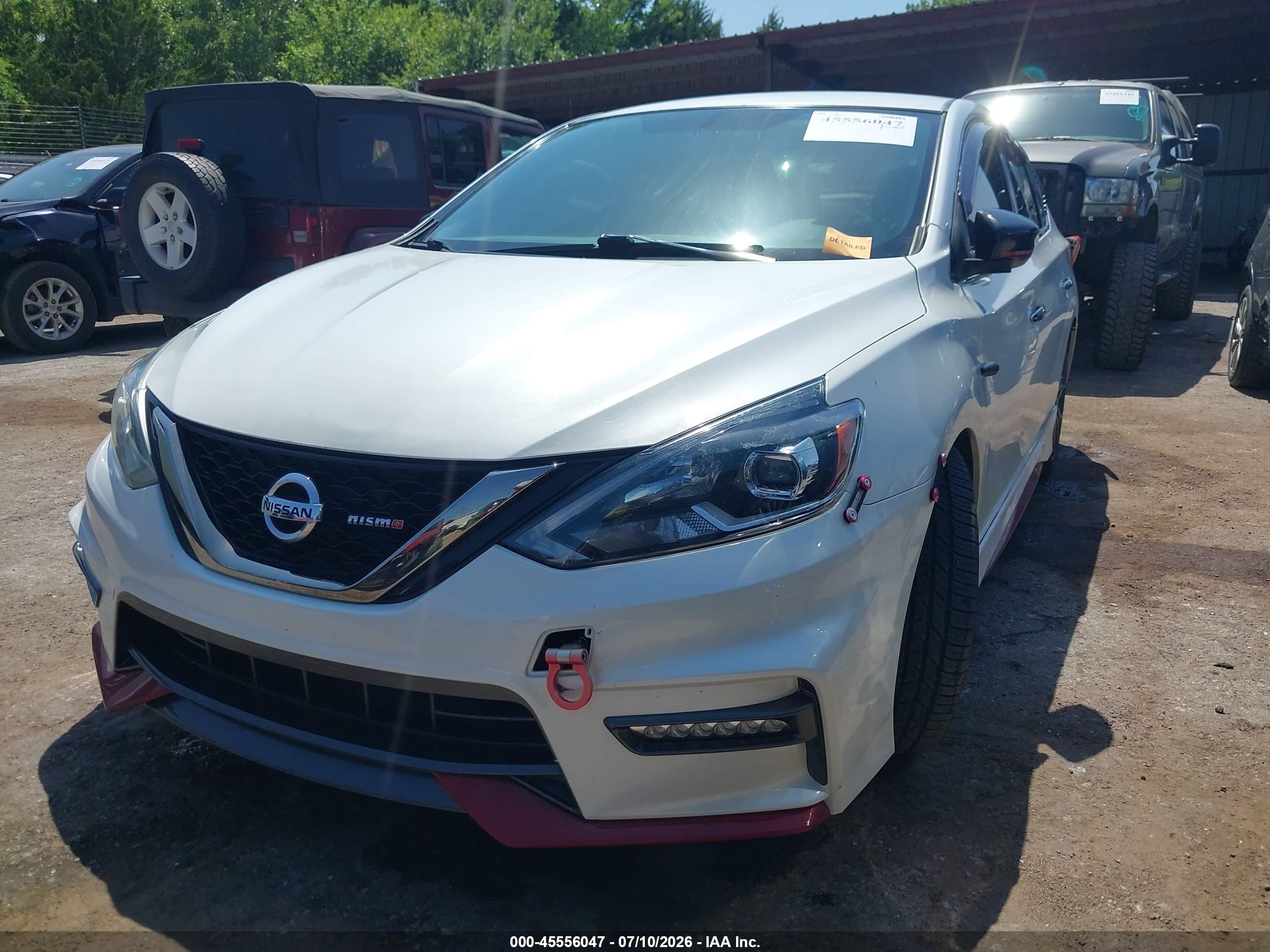 2017 Nissan Sentra Nismo White vin: 3N1CB7AP9HY304962