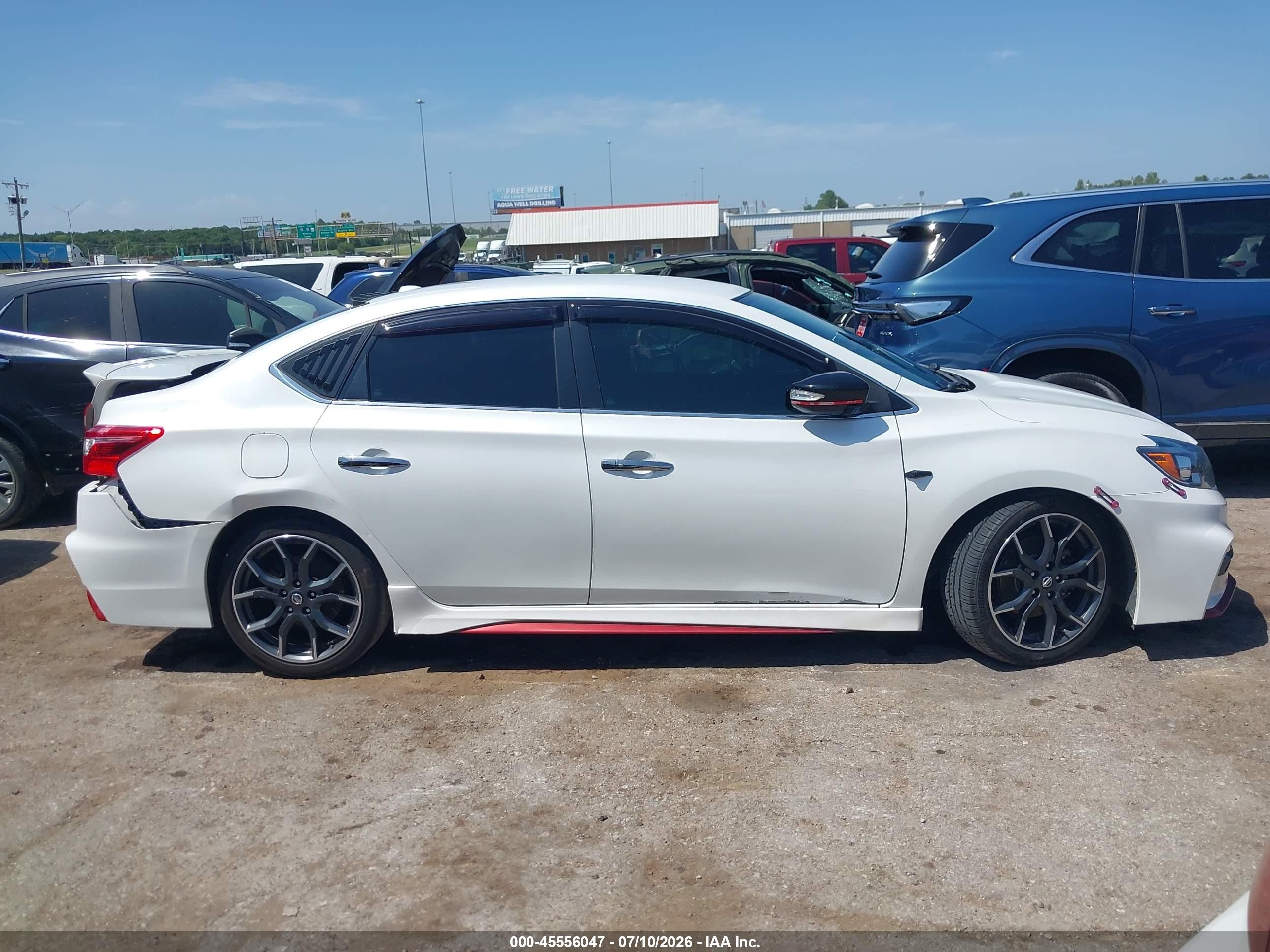 2017 Nissan Sentra Nismo White vin: 3N1CB7AP9HY304962