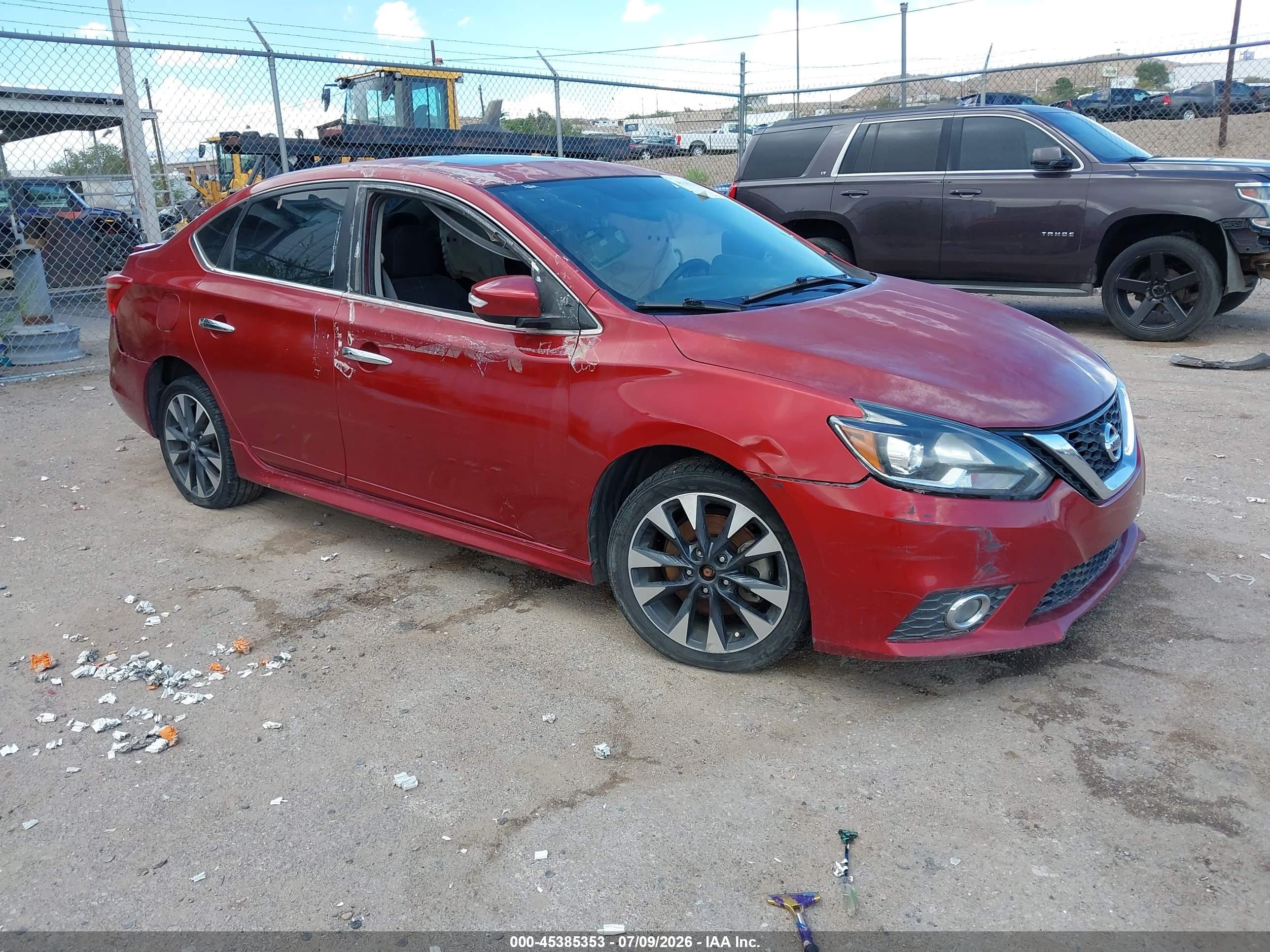 2018 Nissan Sentra   Burgundy vin: 3N1CB7AP9JY202437
