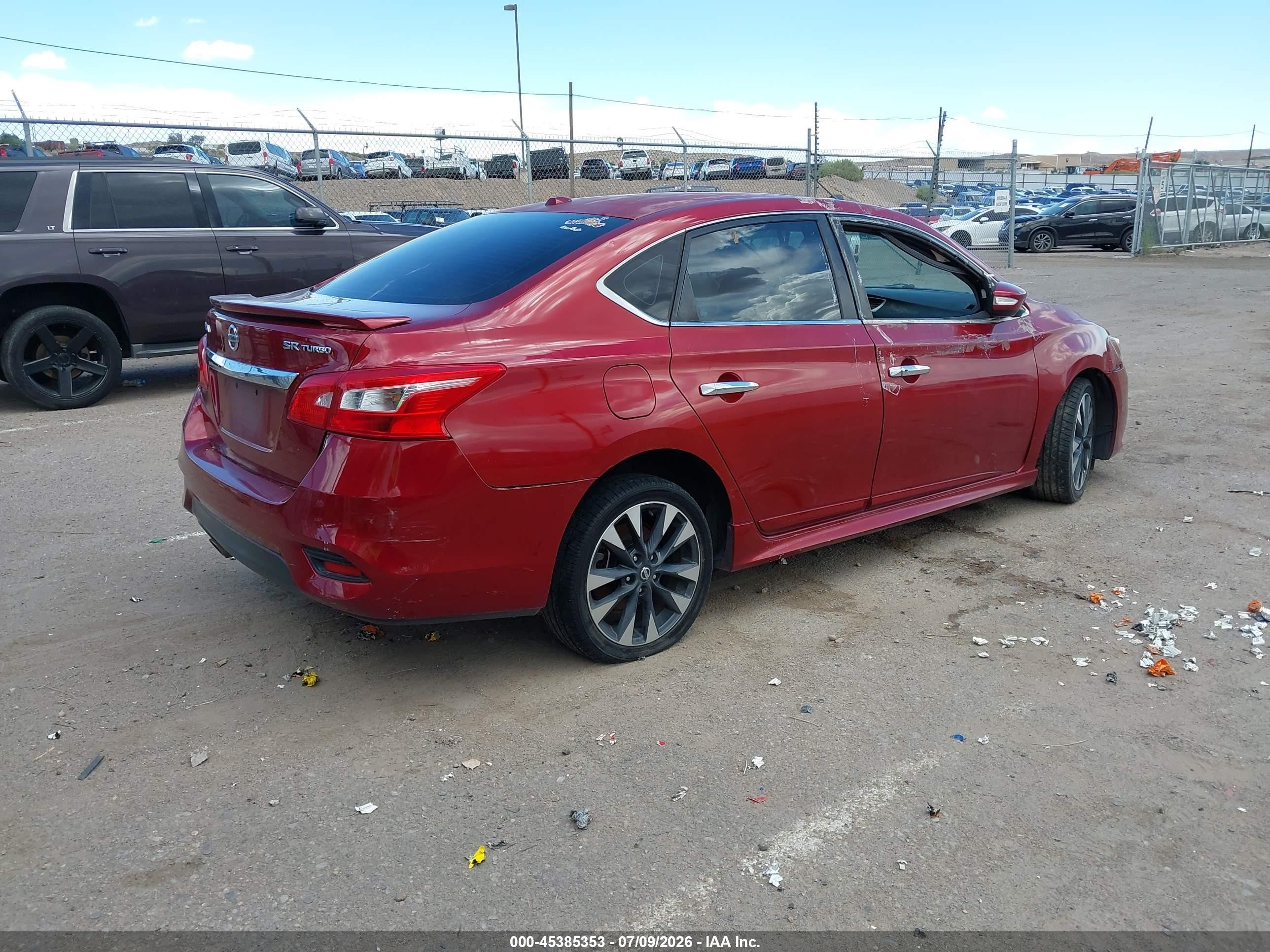 2018 Nissan Sentra   Burgundy vin: 3N1CB7AP9JY202437