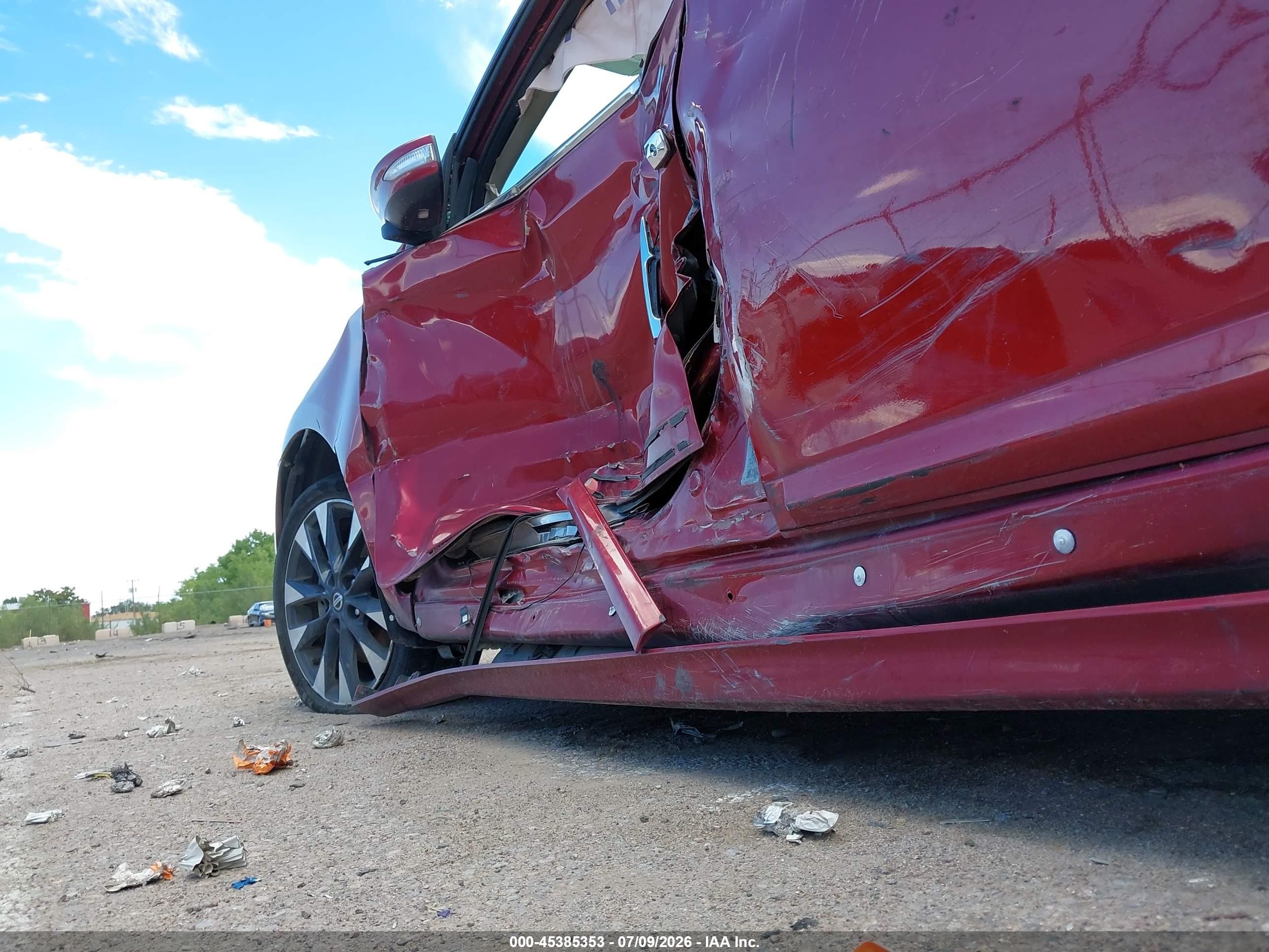 2018 Nissan Sentra   Burgundy vin: 3N1CB7AP9JY202437