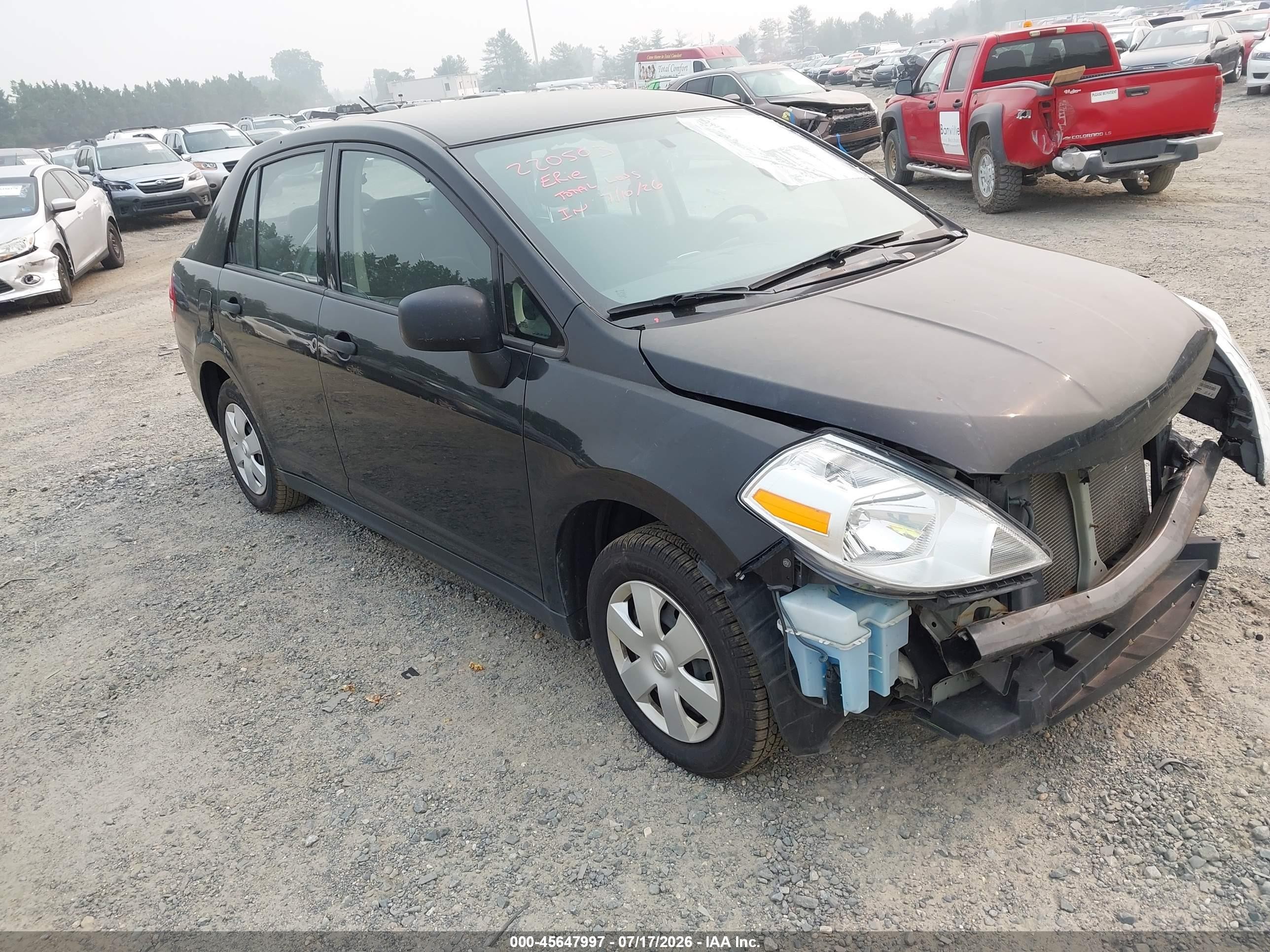 2009 Nissan Versa 1.6 Black vin: 3N1CC11E19L494098