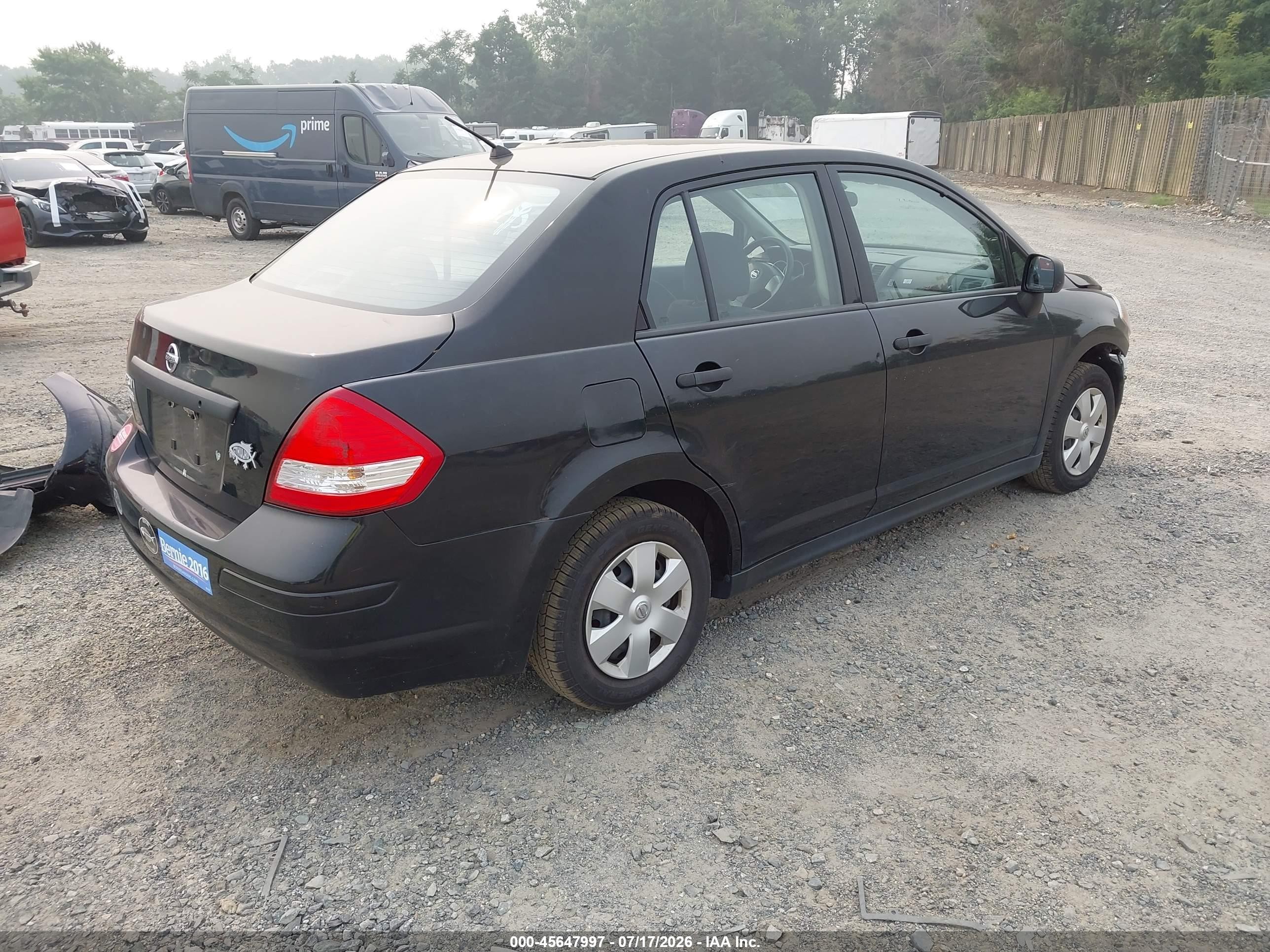 2009 Nissan Versa 1.6 Black vin: 3N1CC11E19L494098