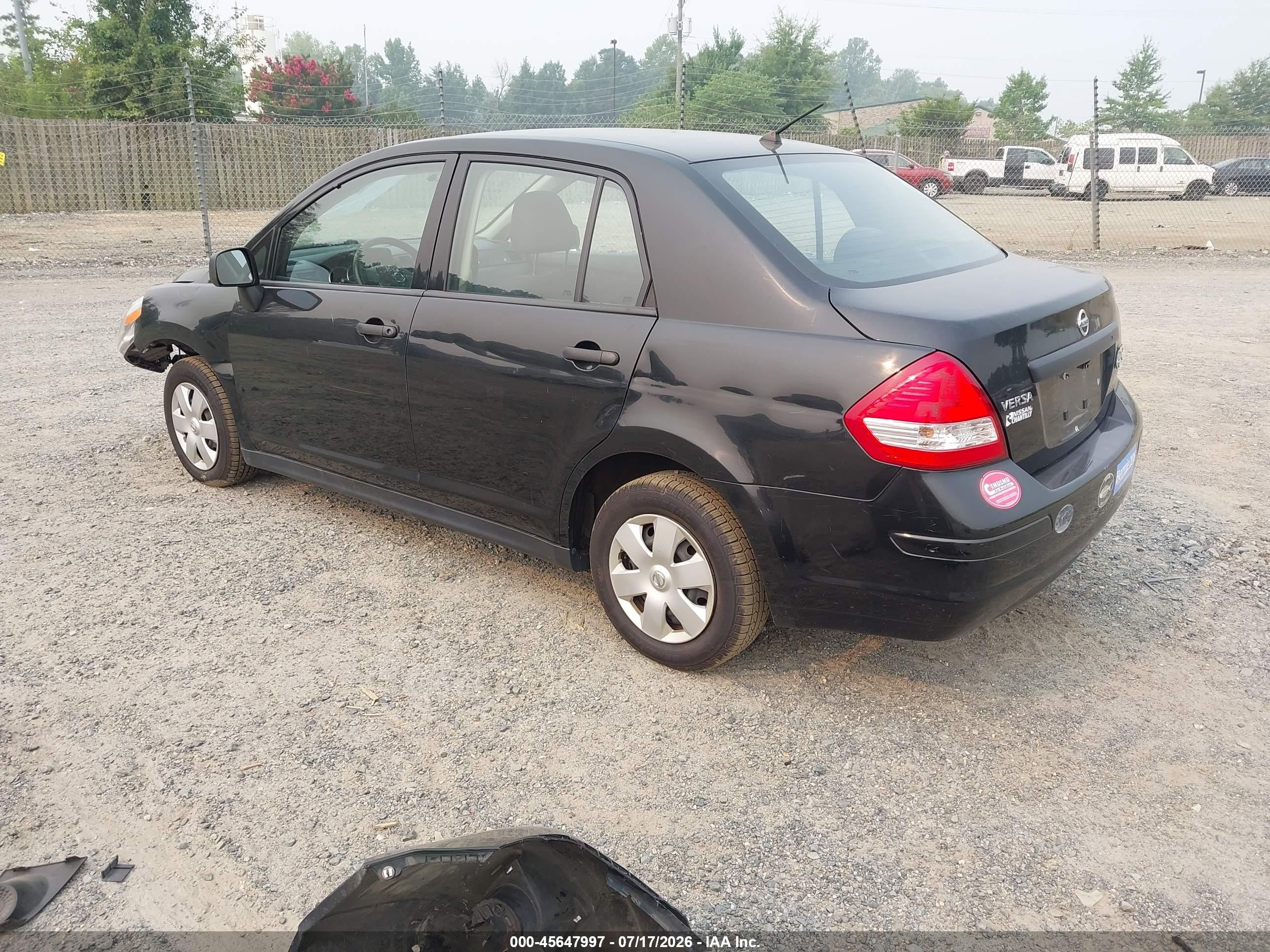 2009 Nissan Versa 1.6 Black vin: 3N1CC11E19L494098