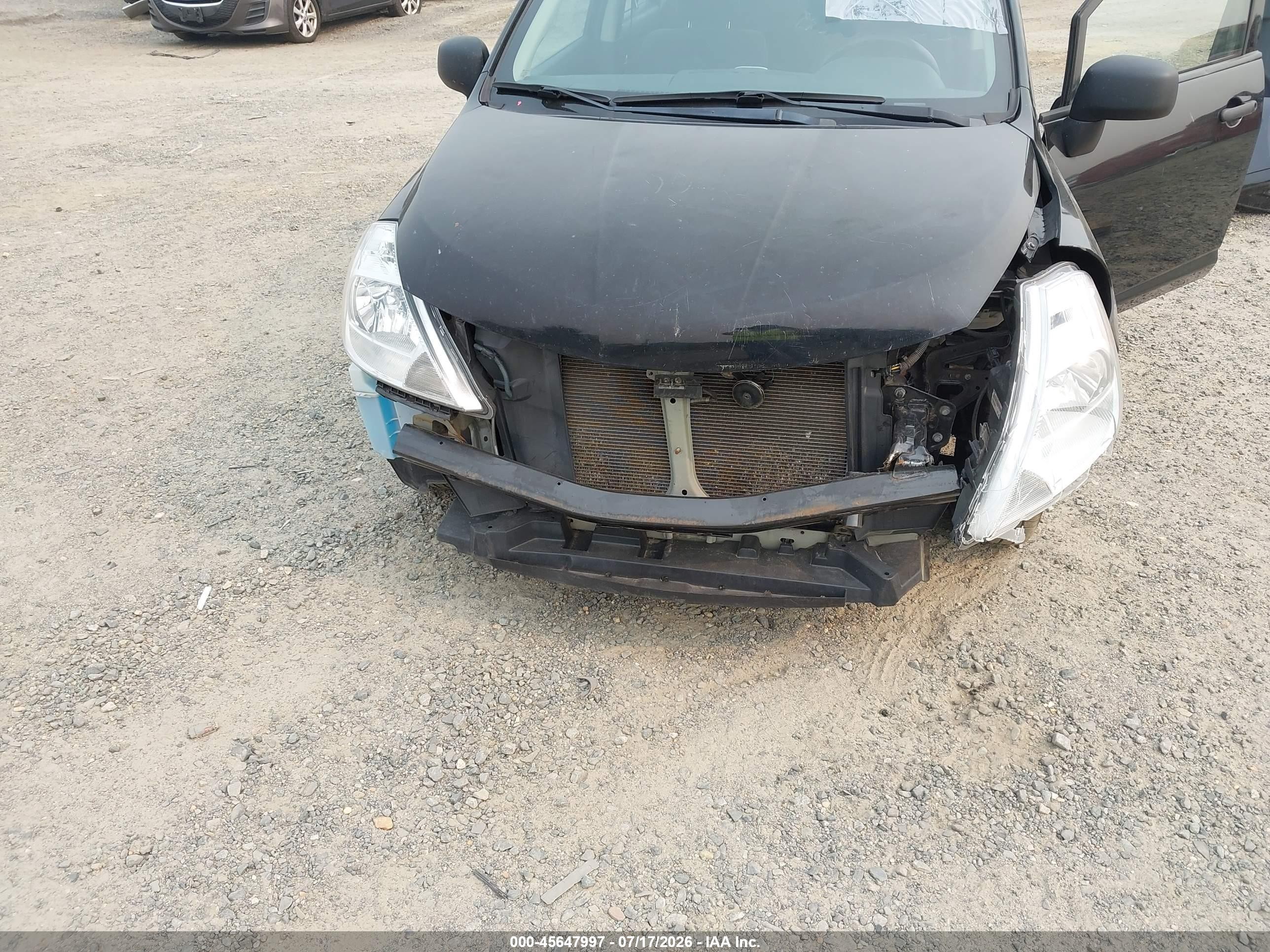 2009 Nissan Versa 1.6 Black vin: 3N1CC11E19L494098