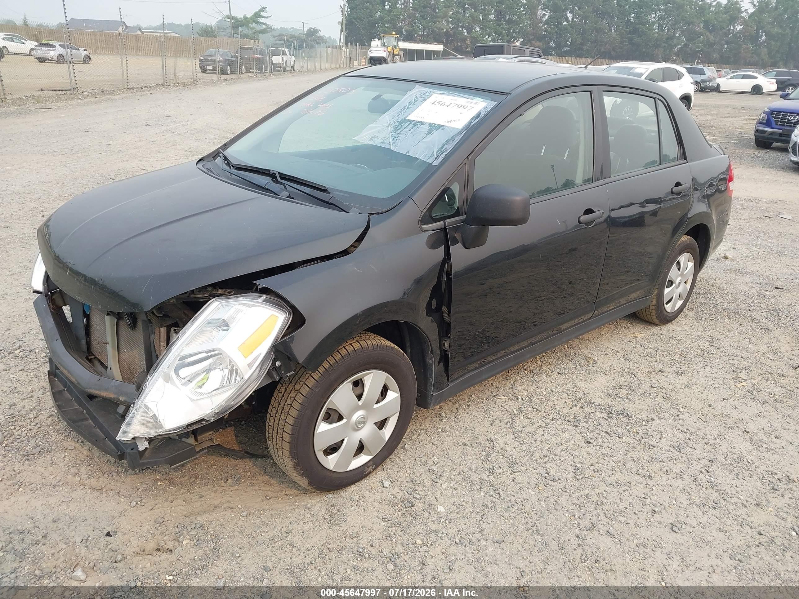 2009 Nissan Versa 1.6 Black vin: 3N1CC11E19L494098
