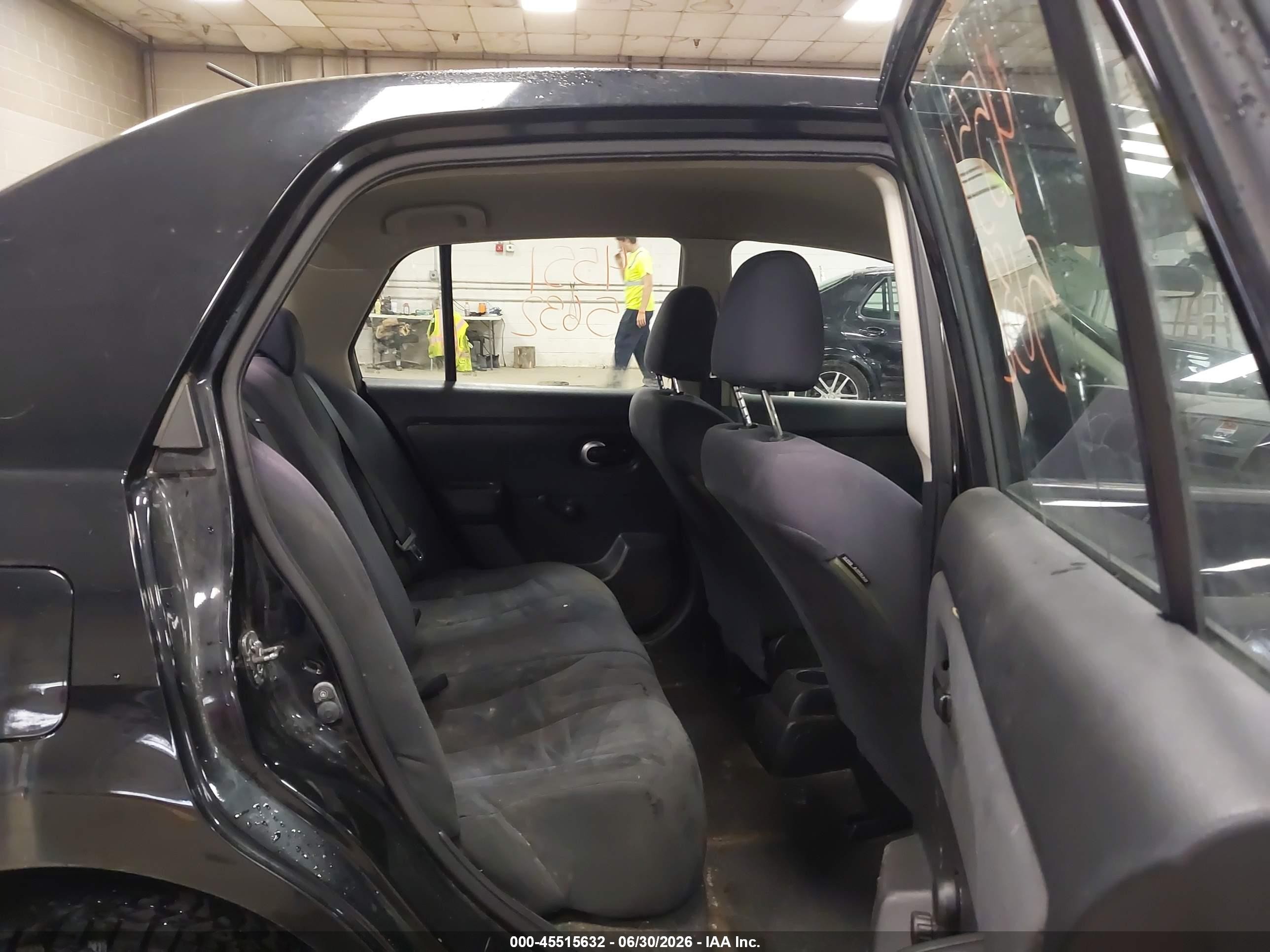 2009 Nissan Versa 1.6 Black vin: 3N1CC11E39L498024