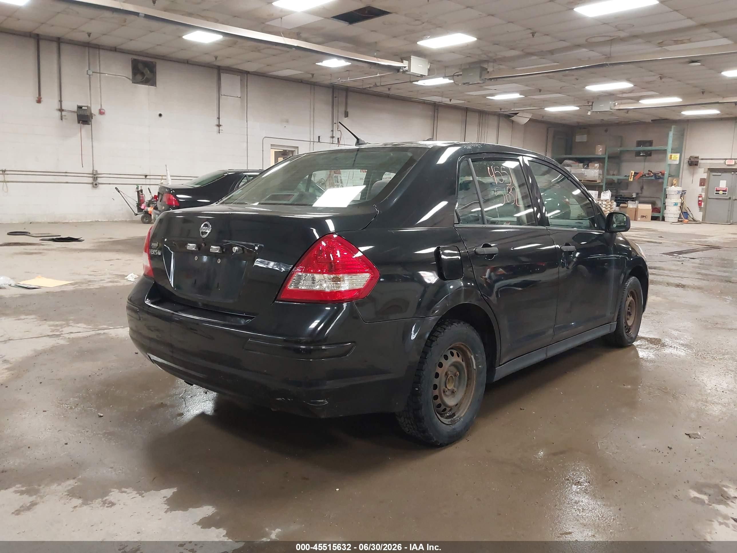 2009 Nissan Versa 1.6 Black vin: 3N1CC11E39L498024