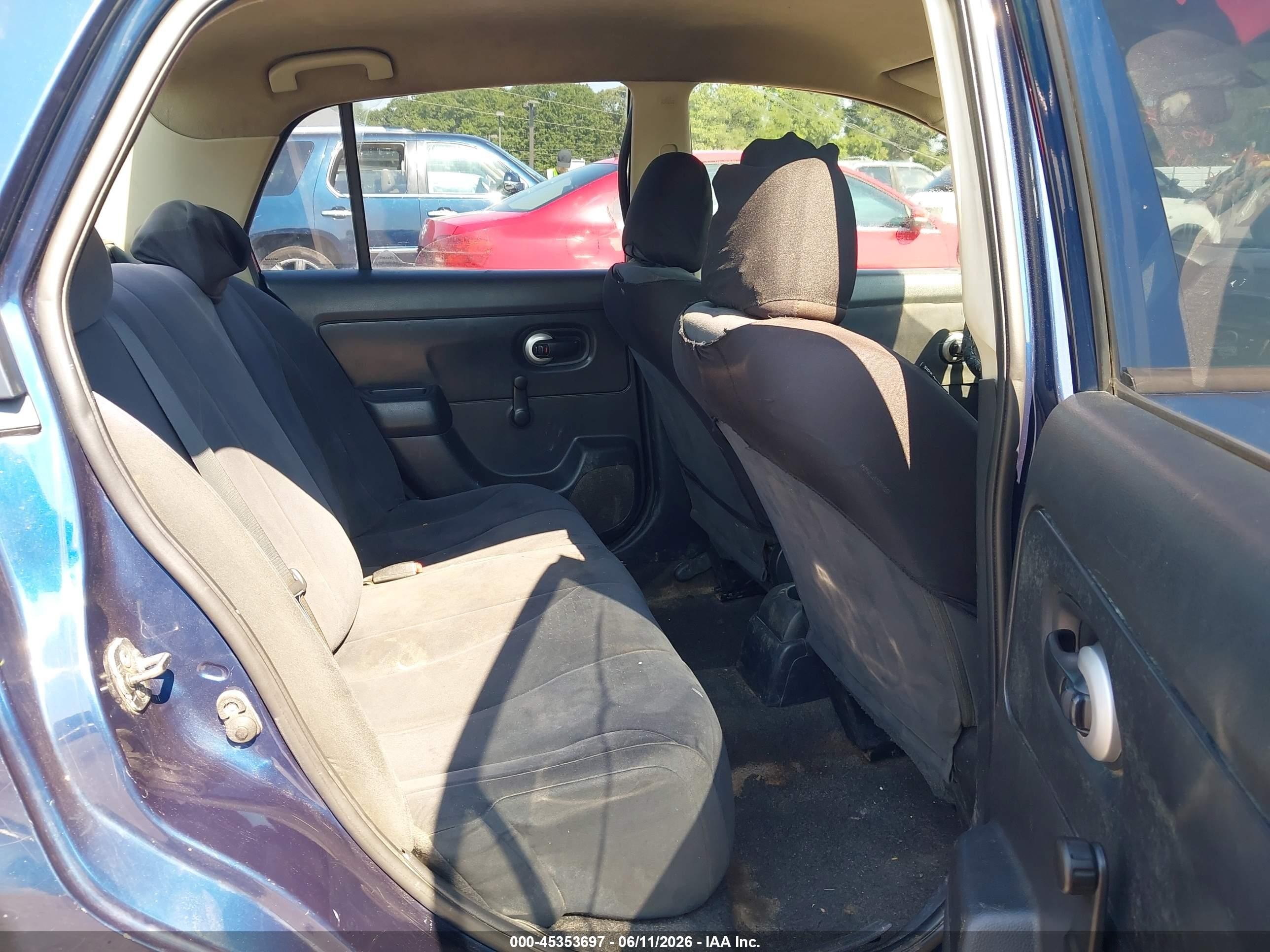 2009 Nissan Versa 1.6 Base Blue vin: 3N1CC11E59L469804