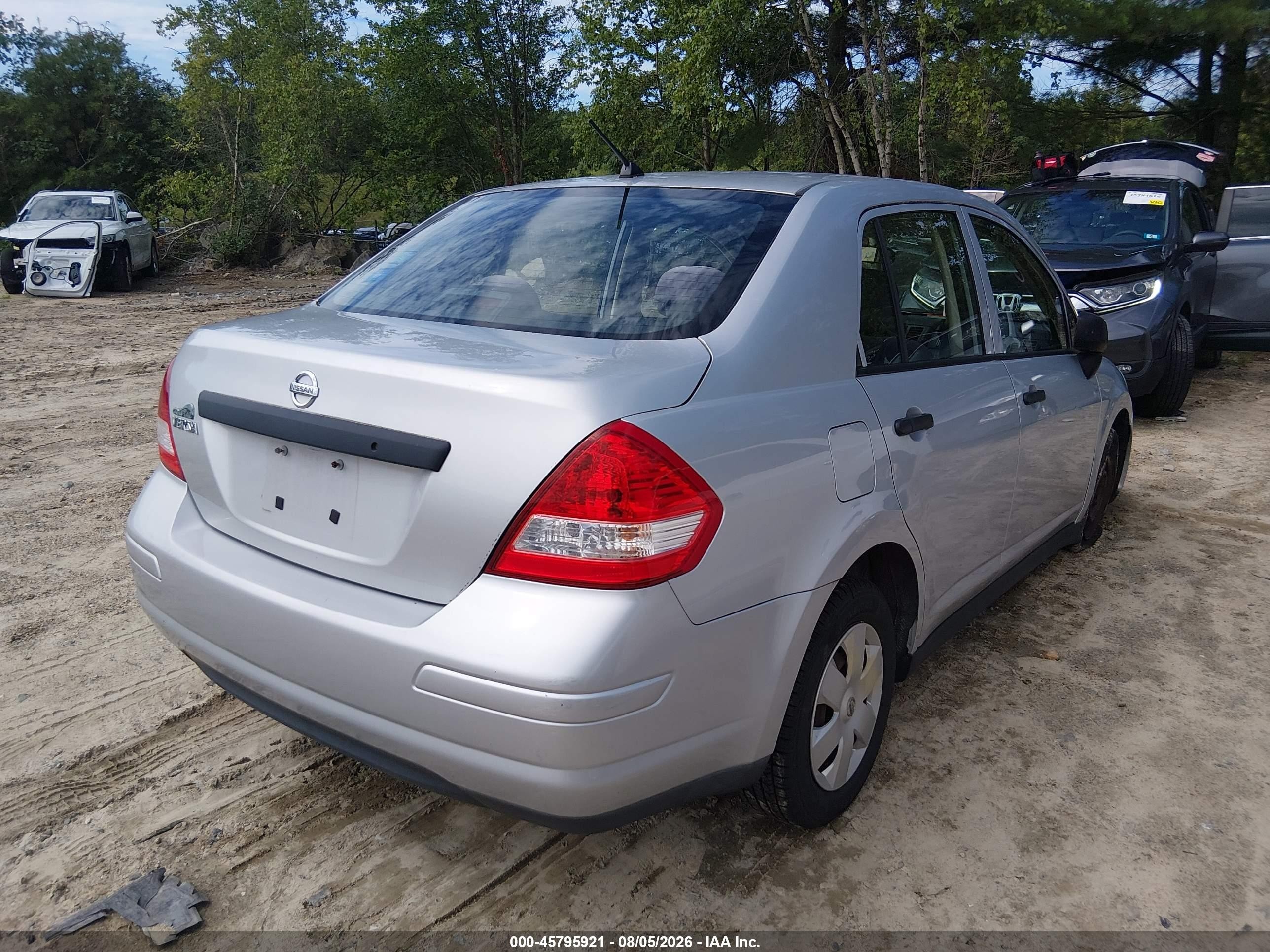 2009 Nissan Versa 1.6 Gray vin: 3N1CC11E69L498681