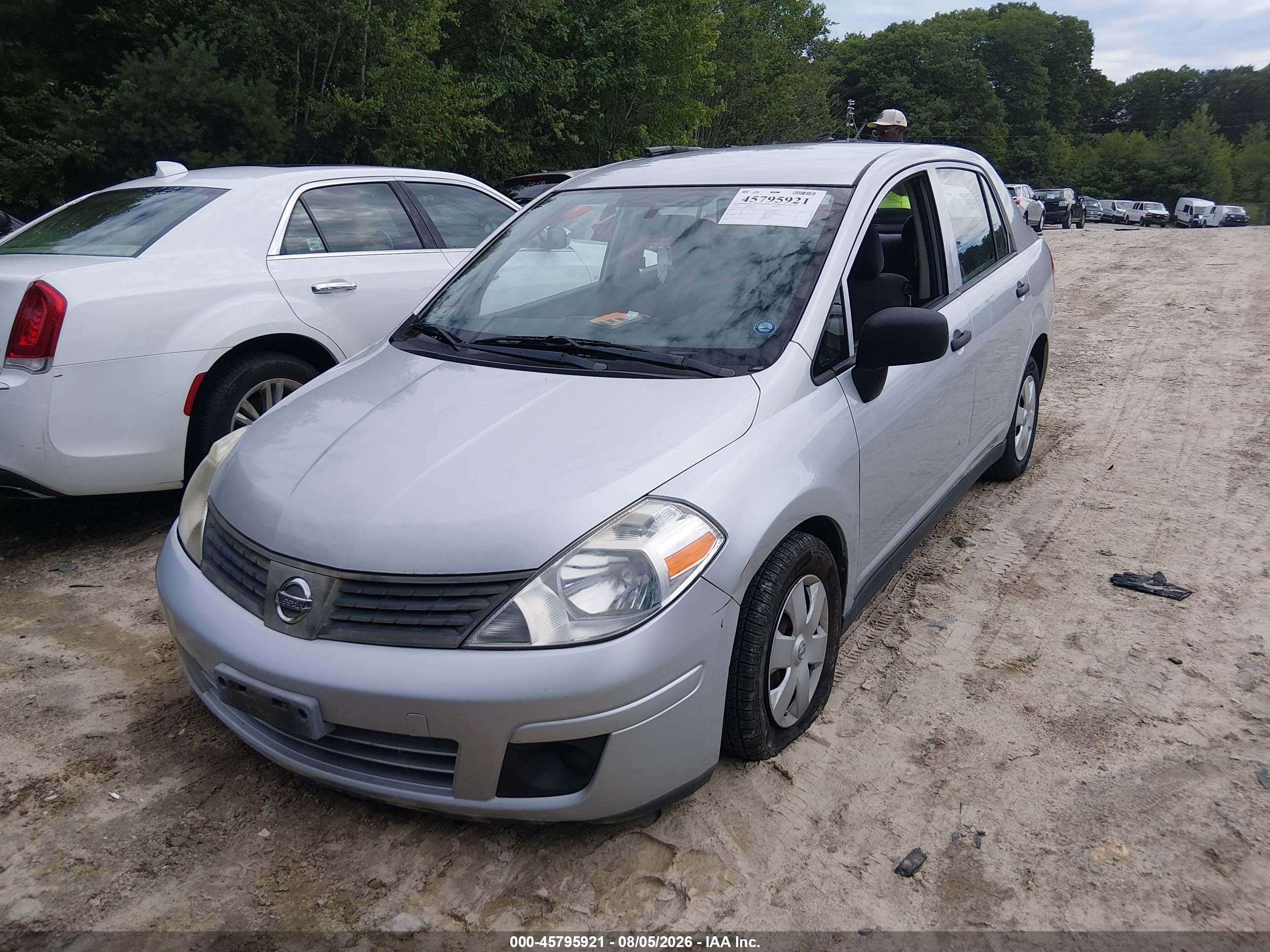 2009 Nissan Versa 1.6 Gray vin: 3N1CC11E69L498681