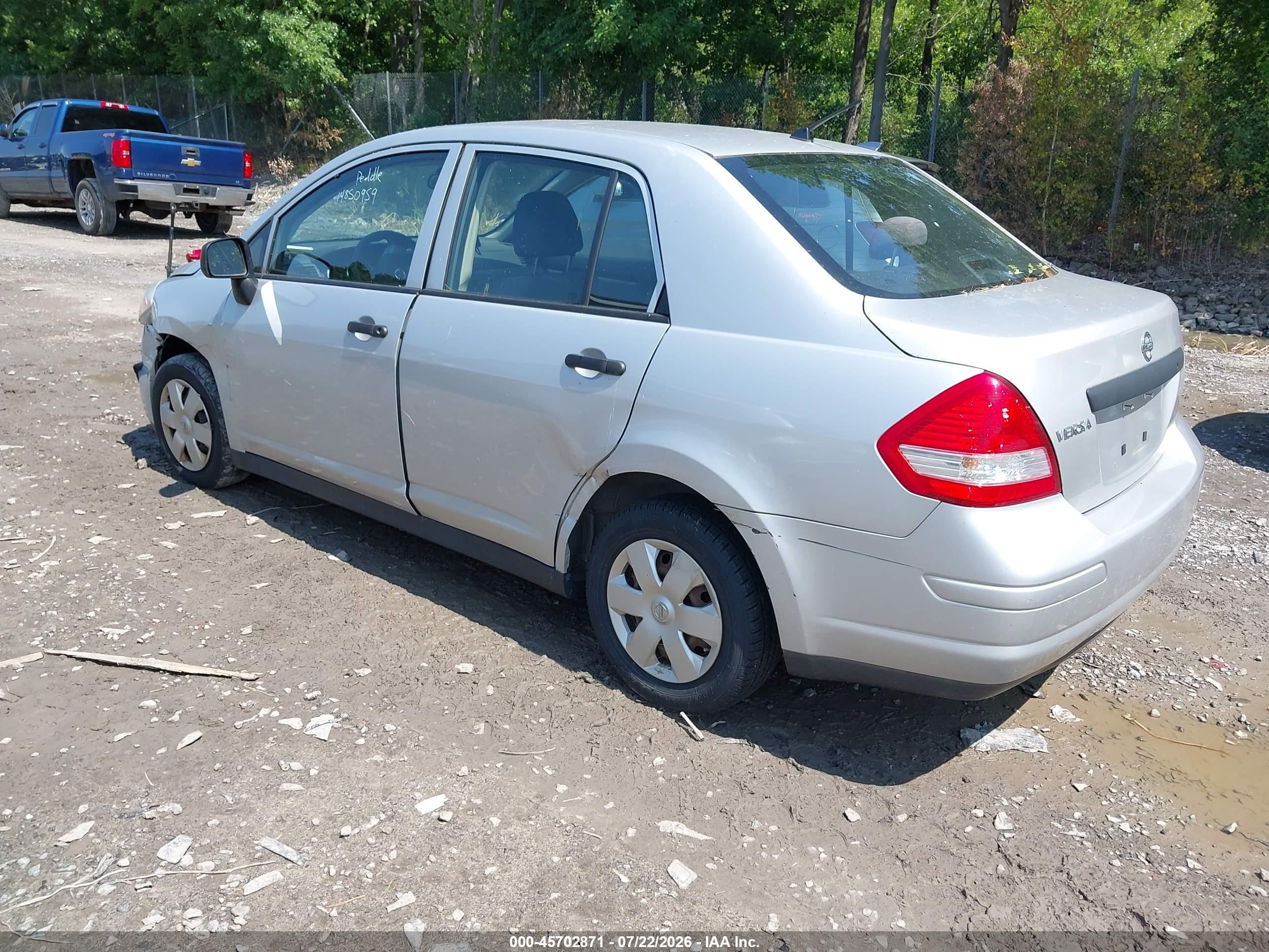 2009 Nissan Versa 1.6 Серый vin: 3N1CC11E69L498843