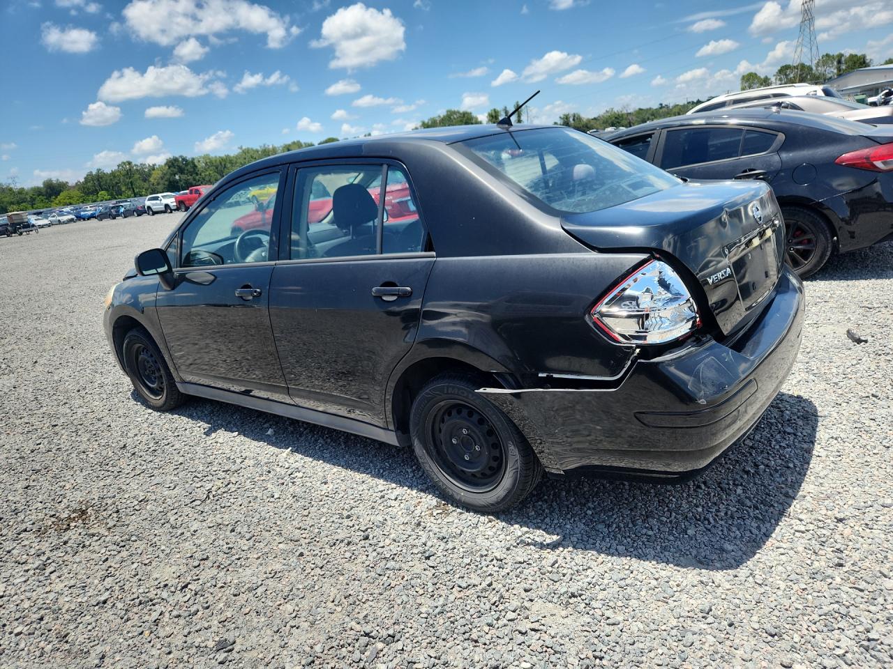 2009 Nissan Versa 1.6 Base Black vin: 3N1CC11E79L485924