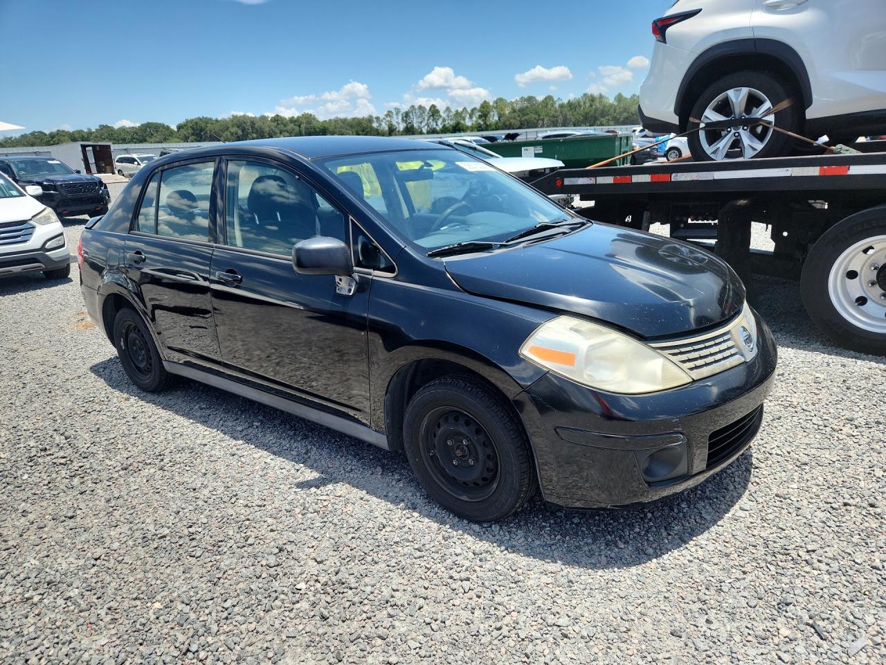 2009 Nissan Versa 1.6 Base Black vin: 3N1CC11E79L485924