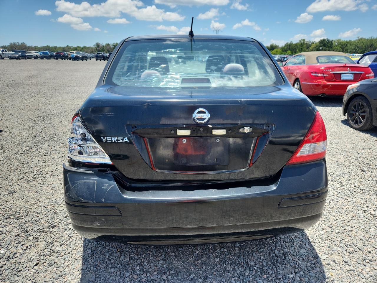 2009 Nissan Versa 1.6 Base Black vin: 3N1CC11E79L485924