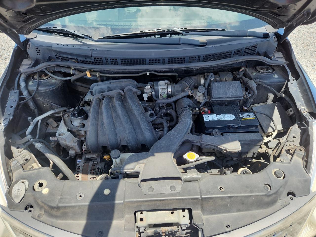 2009 Nissan Versa 1.6 Base Black vin: 3N1CC11E79L485924