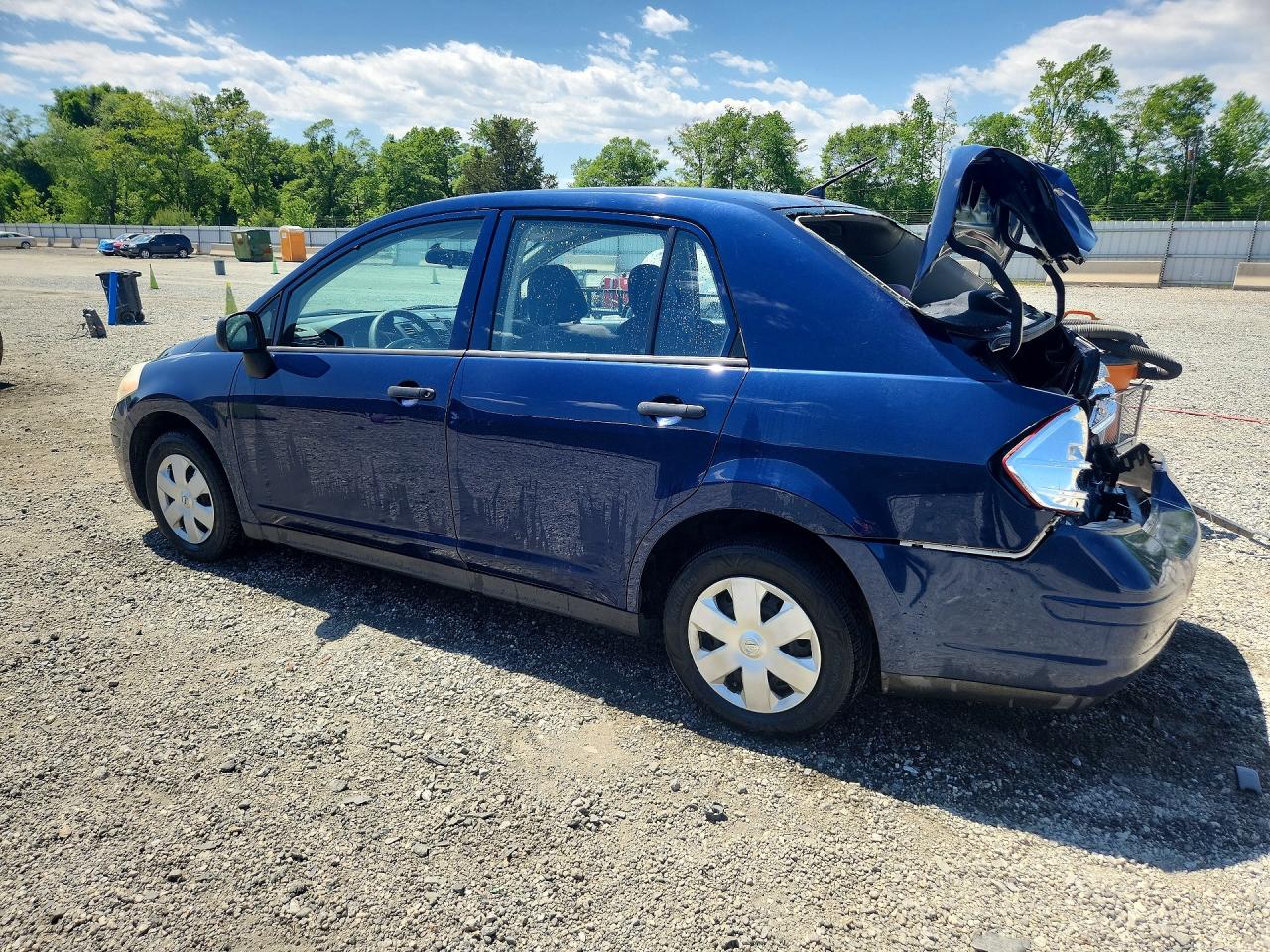 2009 Nissan Versa 1.6 Base Blue vin: 3N1CC11E89L459574
