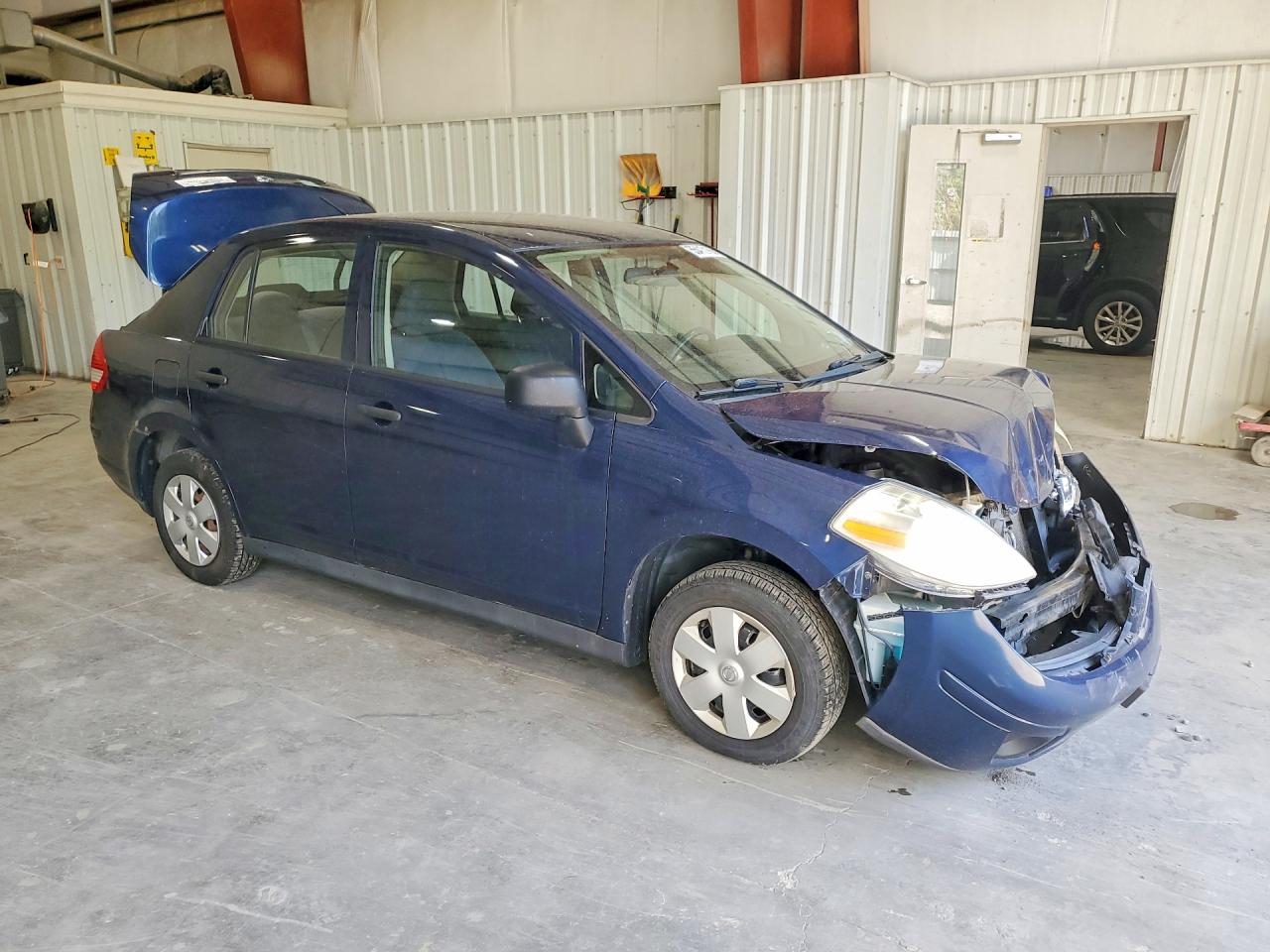 2009 Nissan Versa 1.6 Base Blue vin: 3N1CC11E89L473586