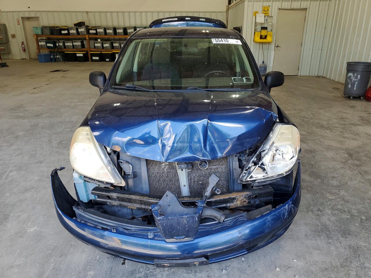 2009 Nissan Versa 1.6 Base Blue vin: 3N1CC11E89L473586