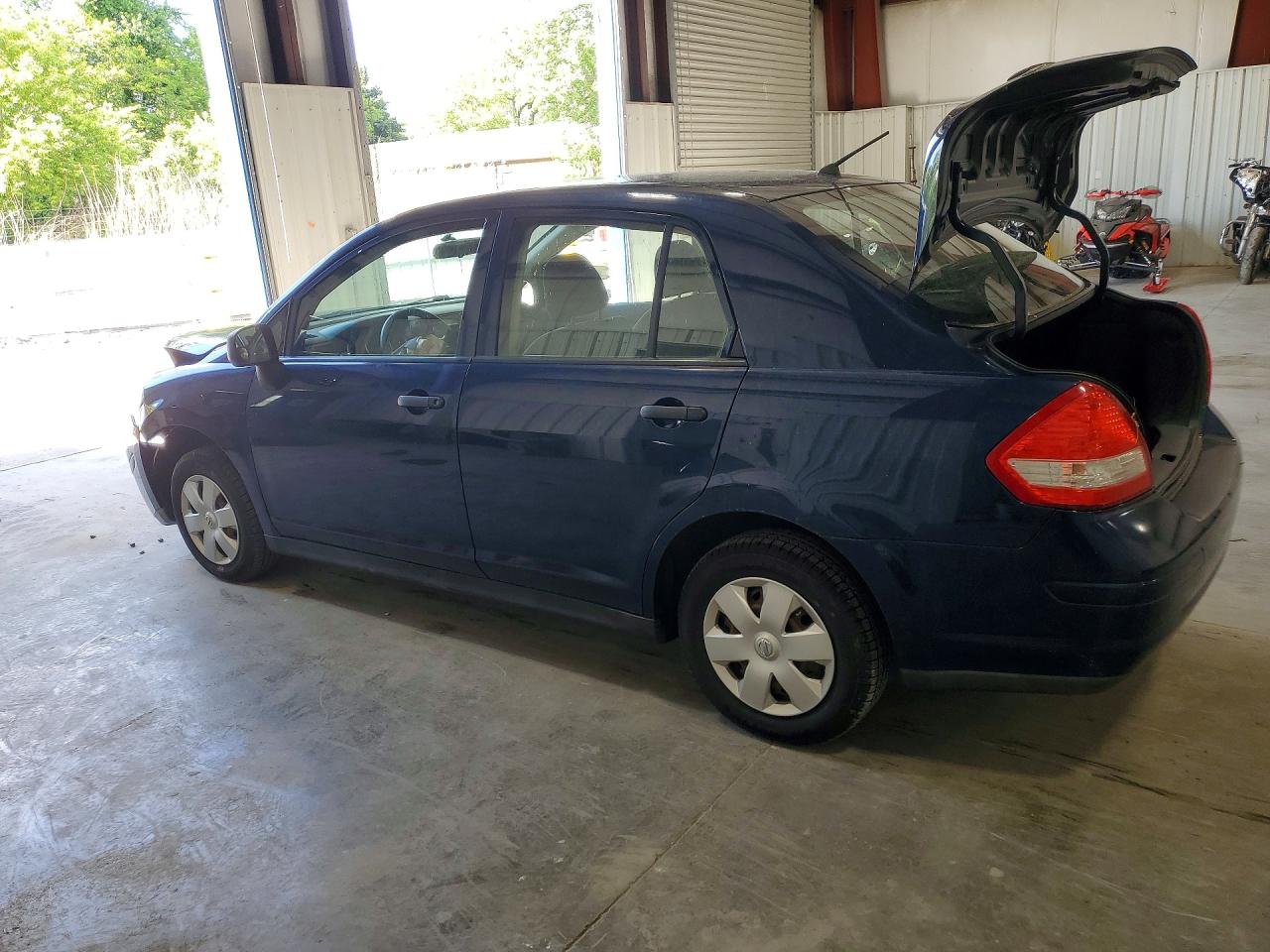 2009 Nissan Versa 1.6 Base Blue vin: 3N1CC11E89L473586