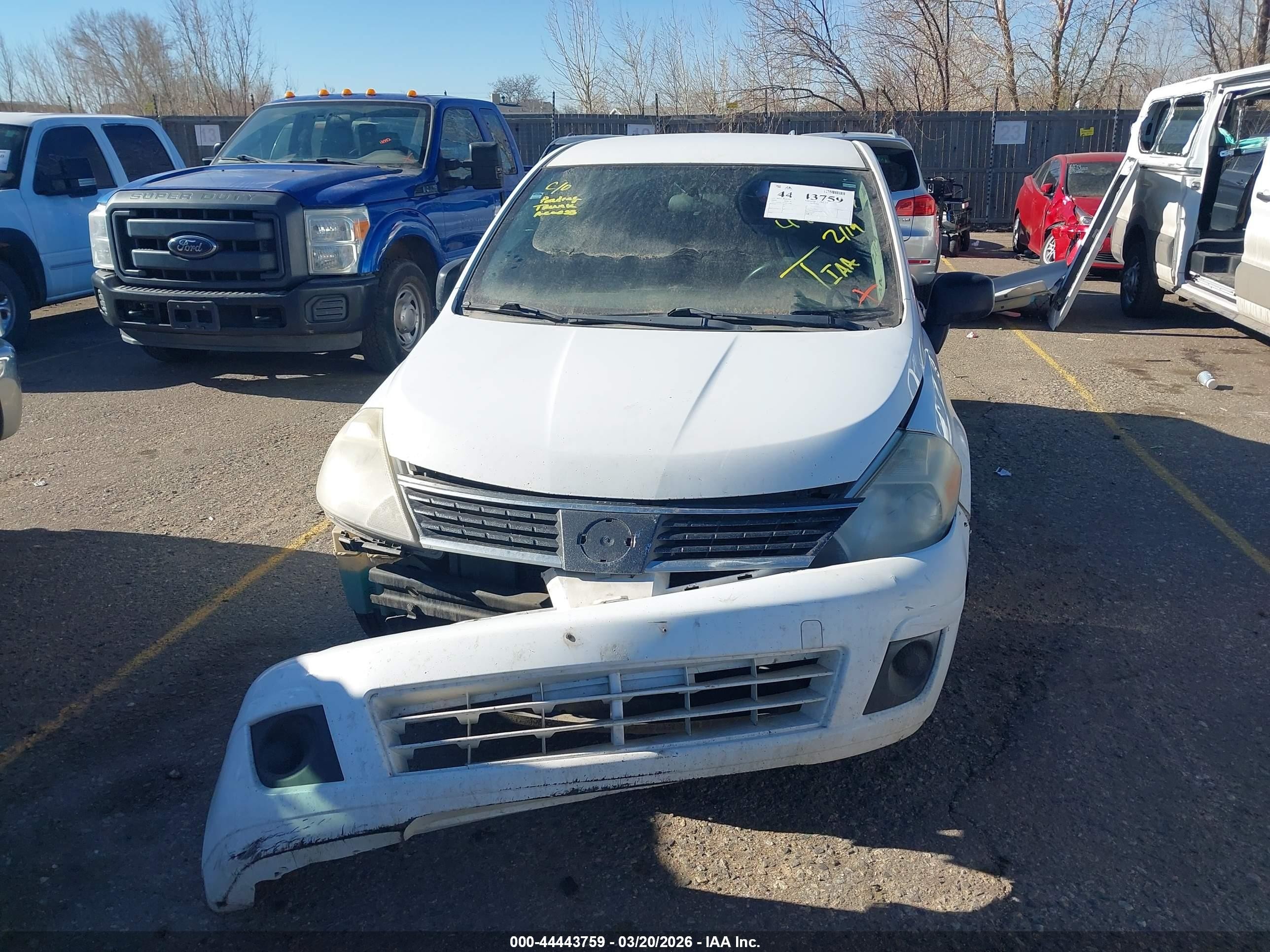2009 Nissan Versa 1.6 White vin: 3N1CC11E89L483857