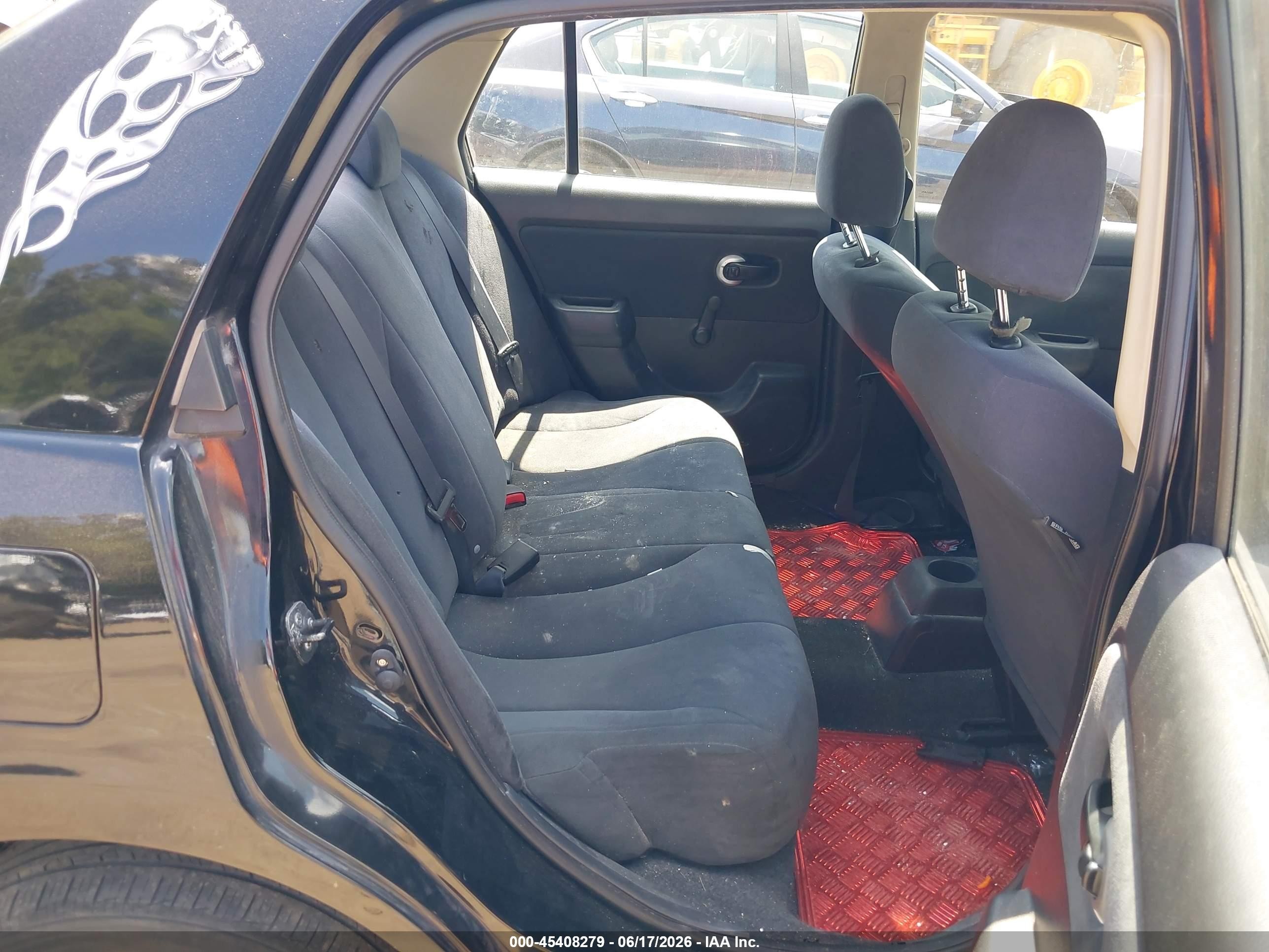 2010 Nissan Versa 1.6 Black vin: 3N1CC1AP1AL435039