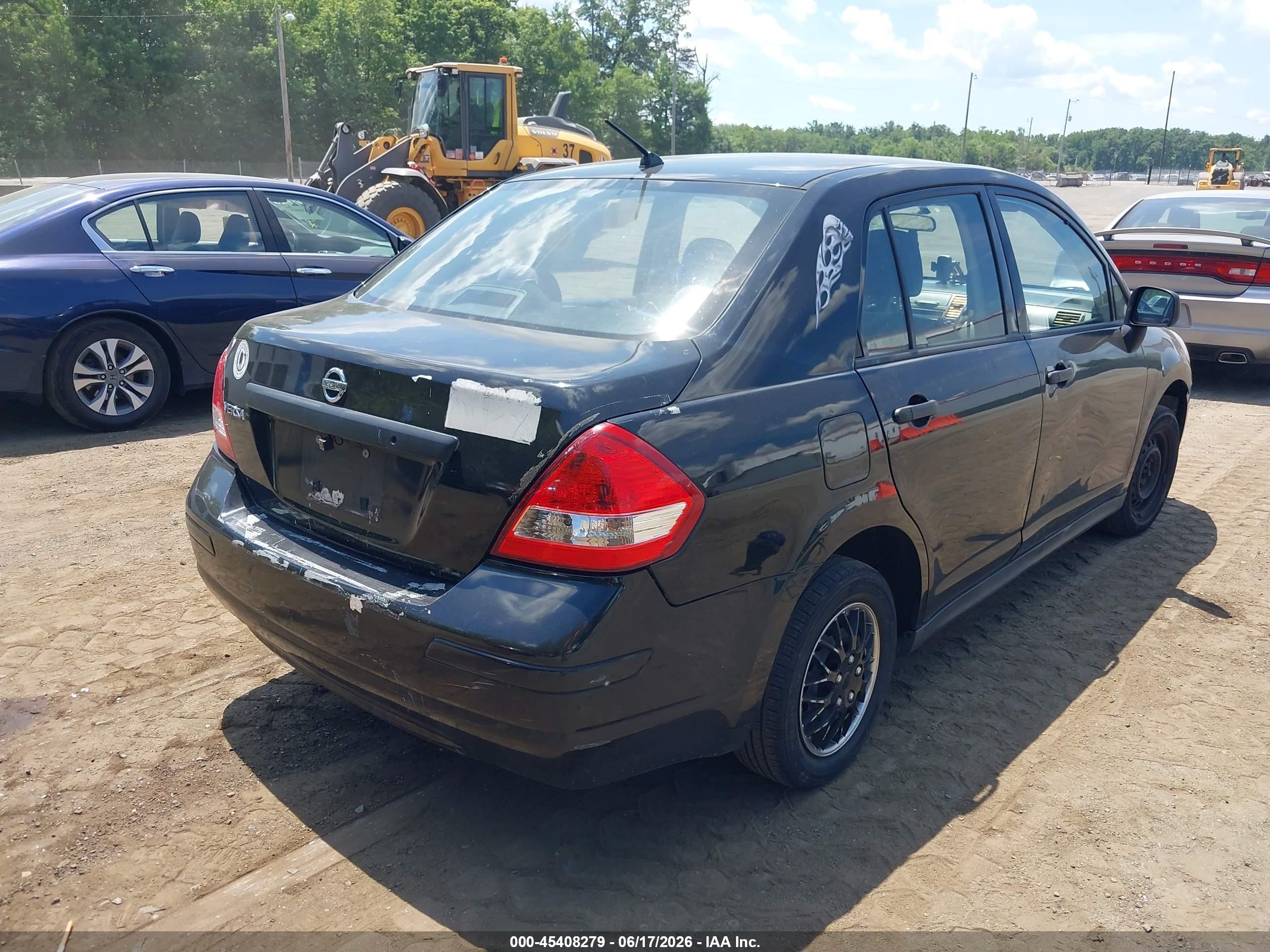 2010 Nissan Versa 1.6 Black vin: 3N1CC1AP1AL435039