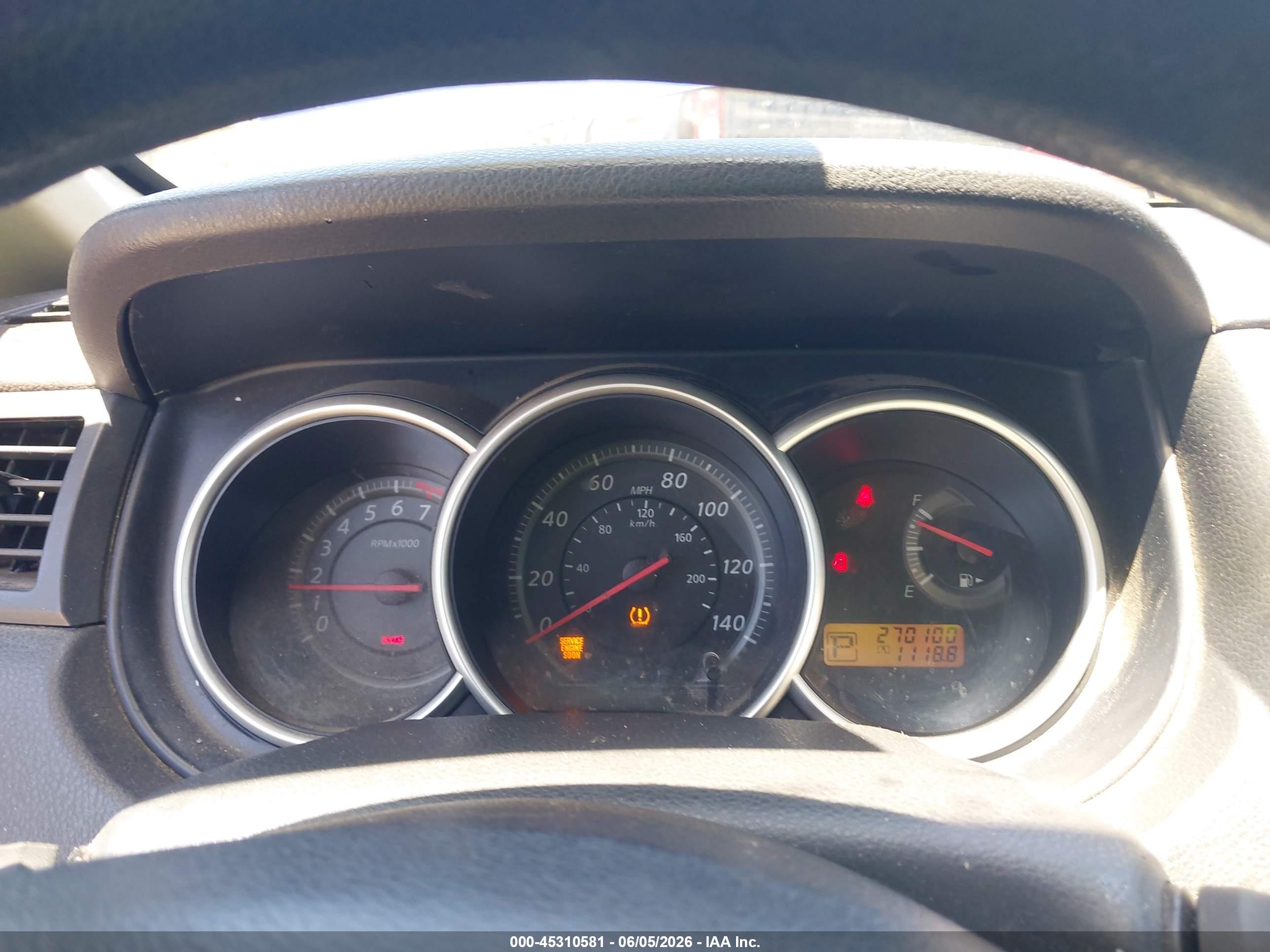 2011 Nissan Versa 1.6 Синий vin: 3N1CC1AP1BL405945