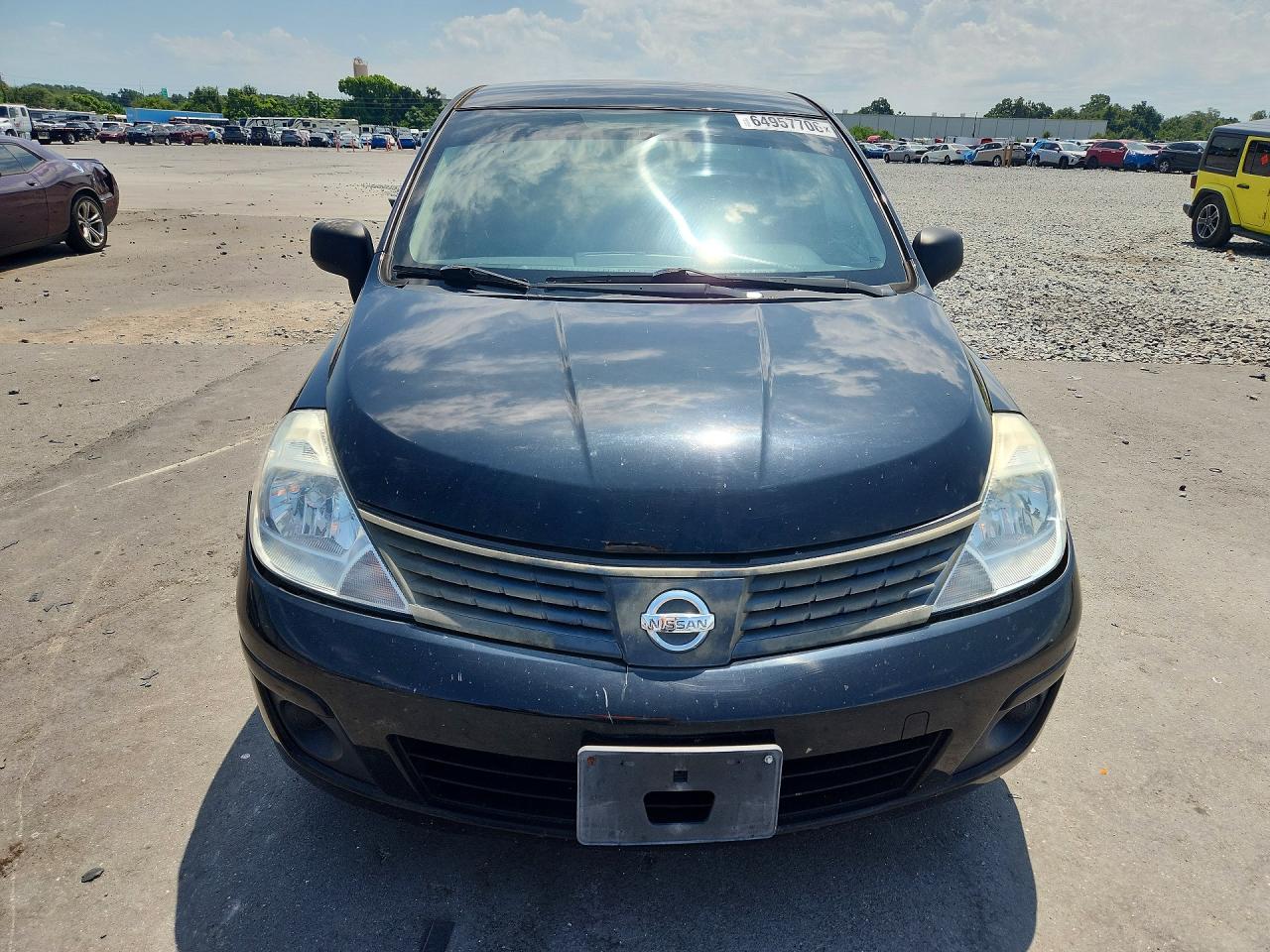 2011 Nissan Versa 1.6 Base Black vin: 3N1CC1AP3BL371622
