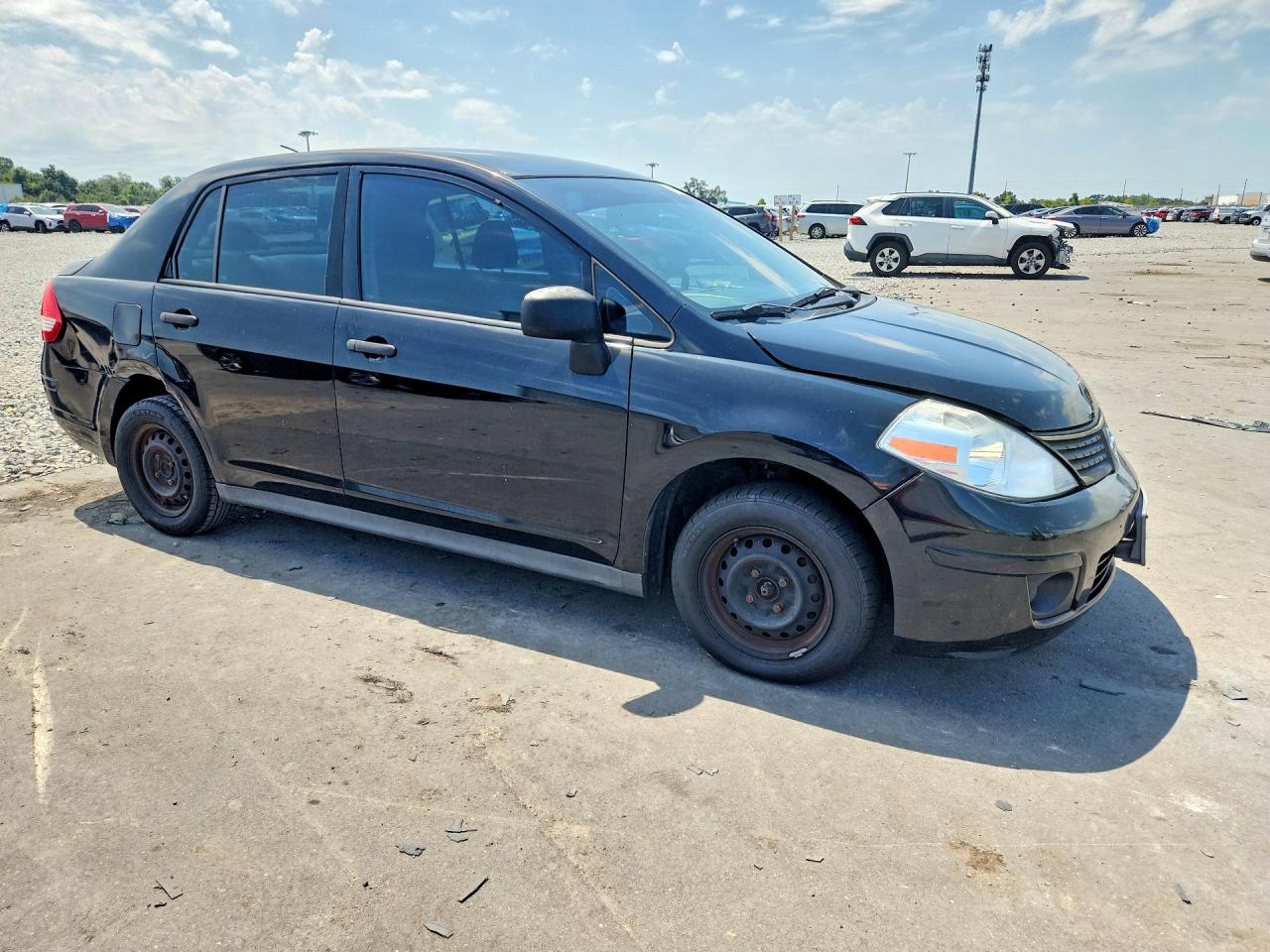 2011 Nissan Versa 1.6 Base Black vin: 3N1CC1AP3BL371622
