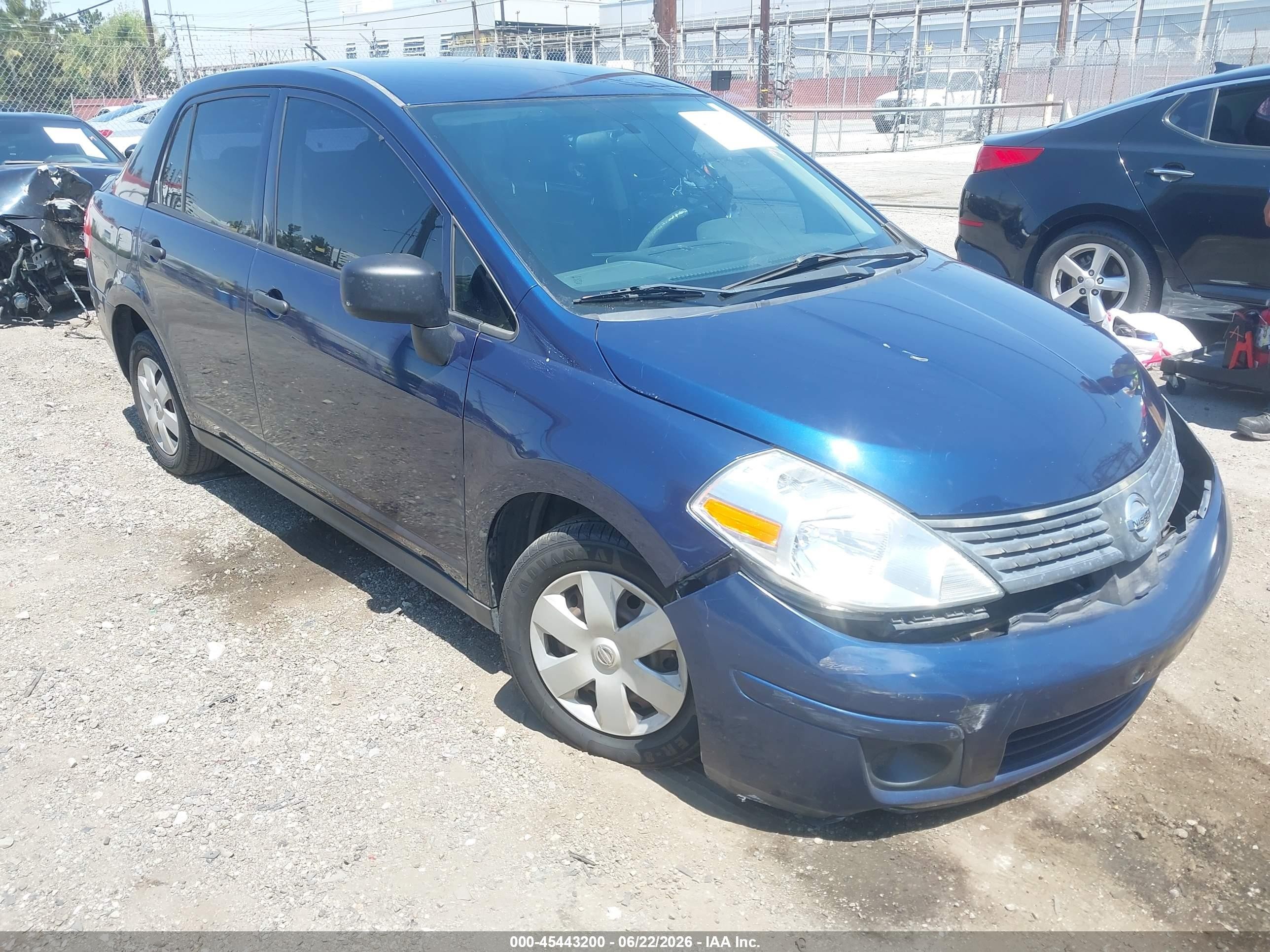2011 Nissan Versa 1.6 Dark Blue vin: 3N1CC1AP3BL477956
