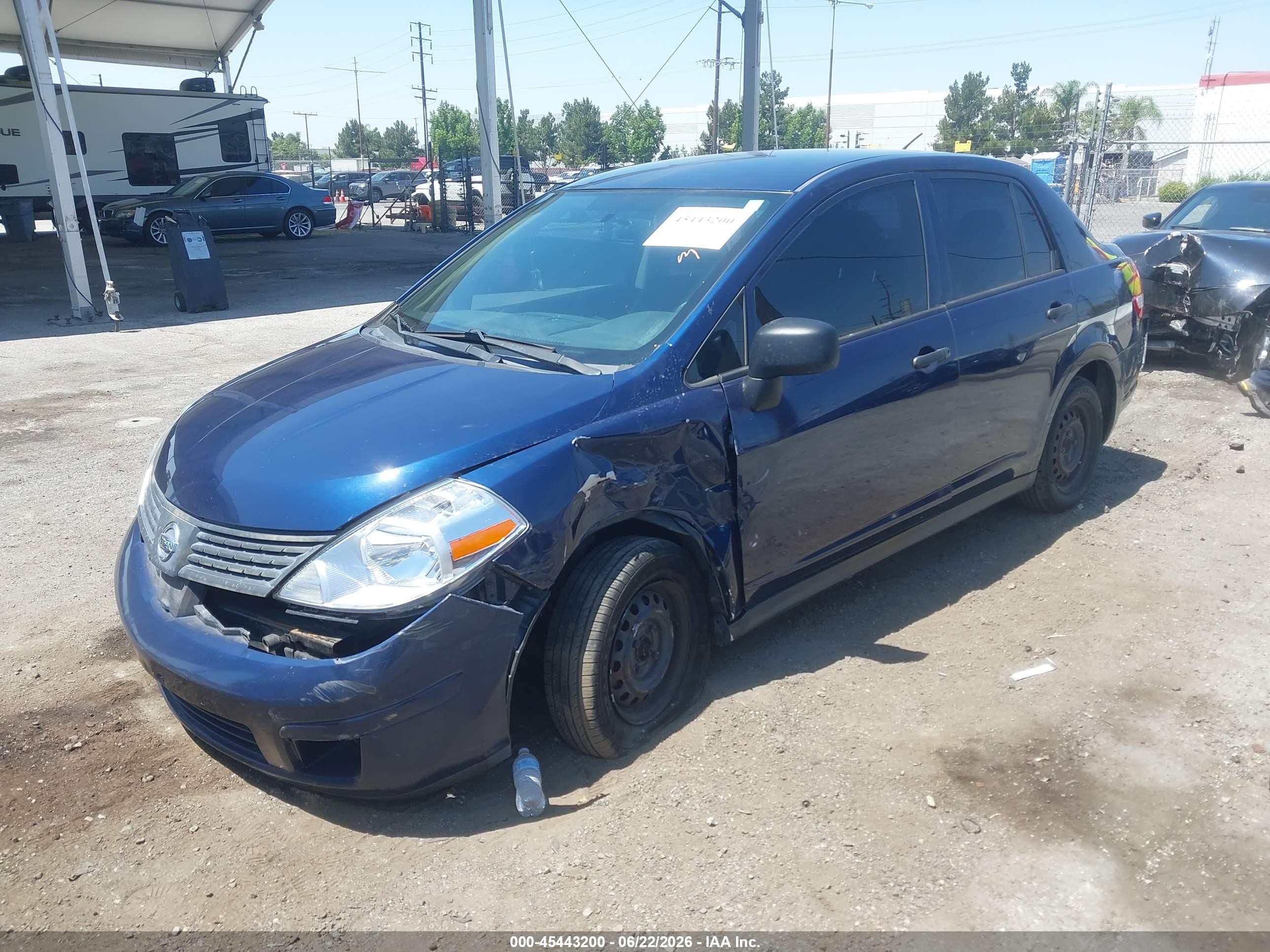 2011 Nissan Versa 1.6 Dark Blue vin: 3N1CC1AP3BL477956