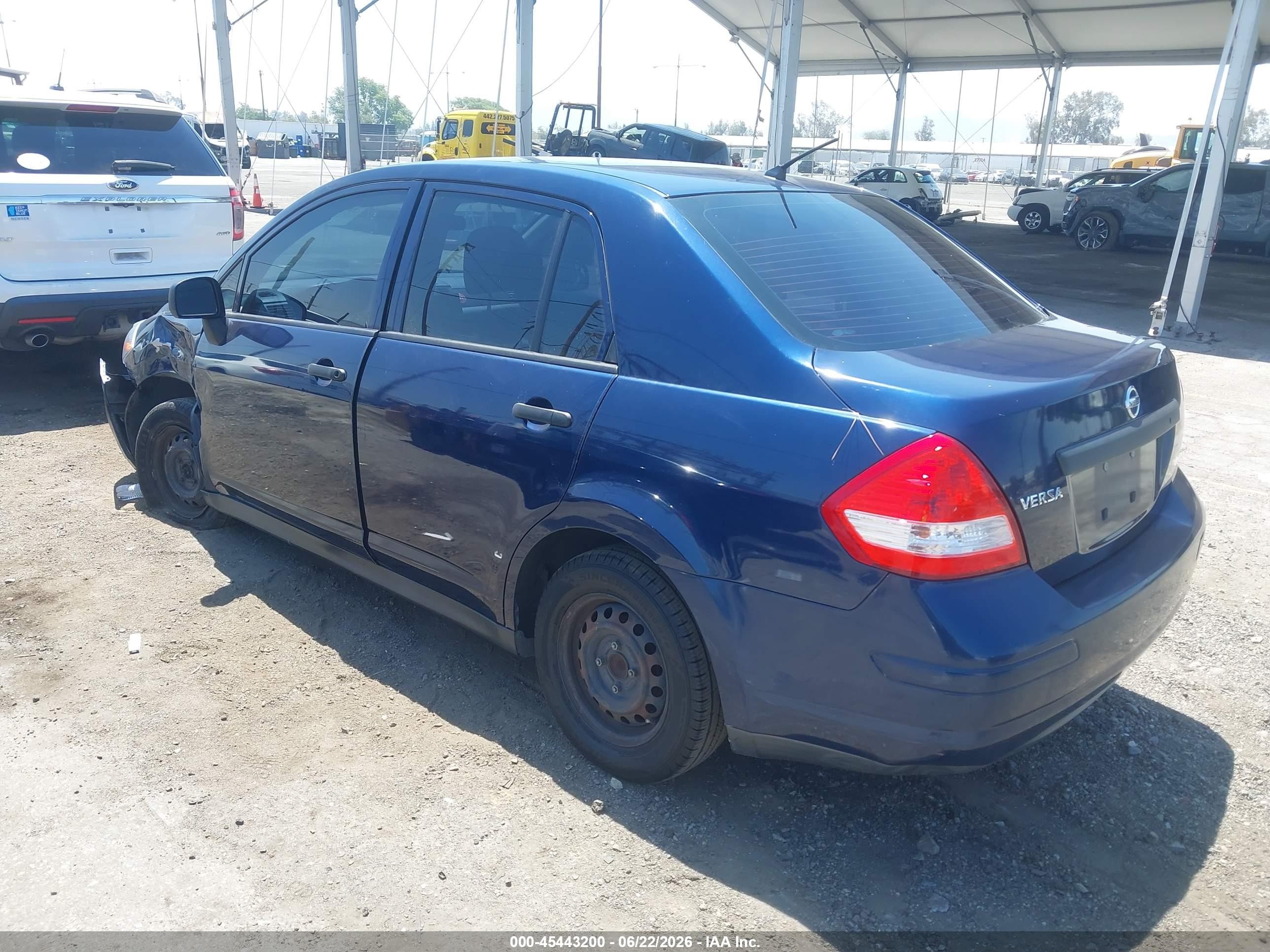 2011 Nissan Versa 1.6 Dark Blue vin: 3N1CC1AP3BL477956